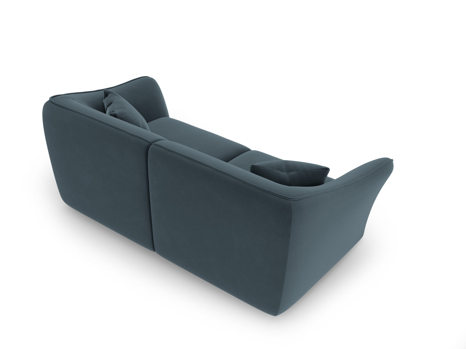 Tokyo Velour Modular Sofa 3 Sitzer in Pastel Blue präsentiert im Onlineshop von KAQTU Design AG. 3er Sofa ist von Cosmopolitan Design