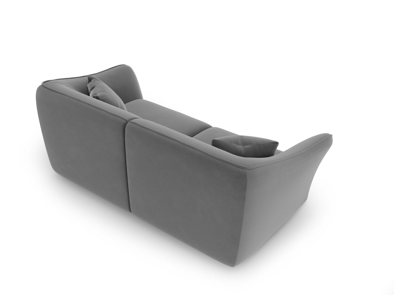 Tokyo Velour Modular Sofa 3 Sitzer in Light Grey präsentiert im Onlineshop von KAQTU Design AG. 3er Sofa ist von Cosmopolitan Design