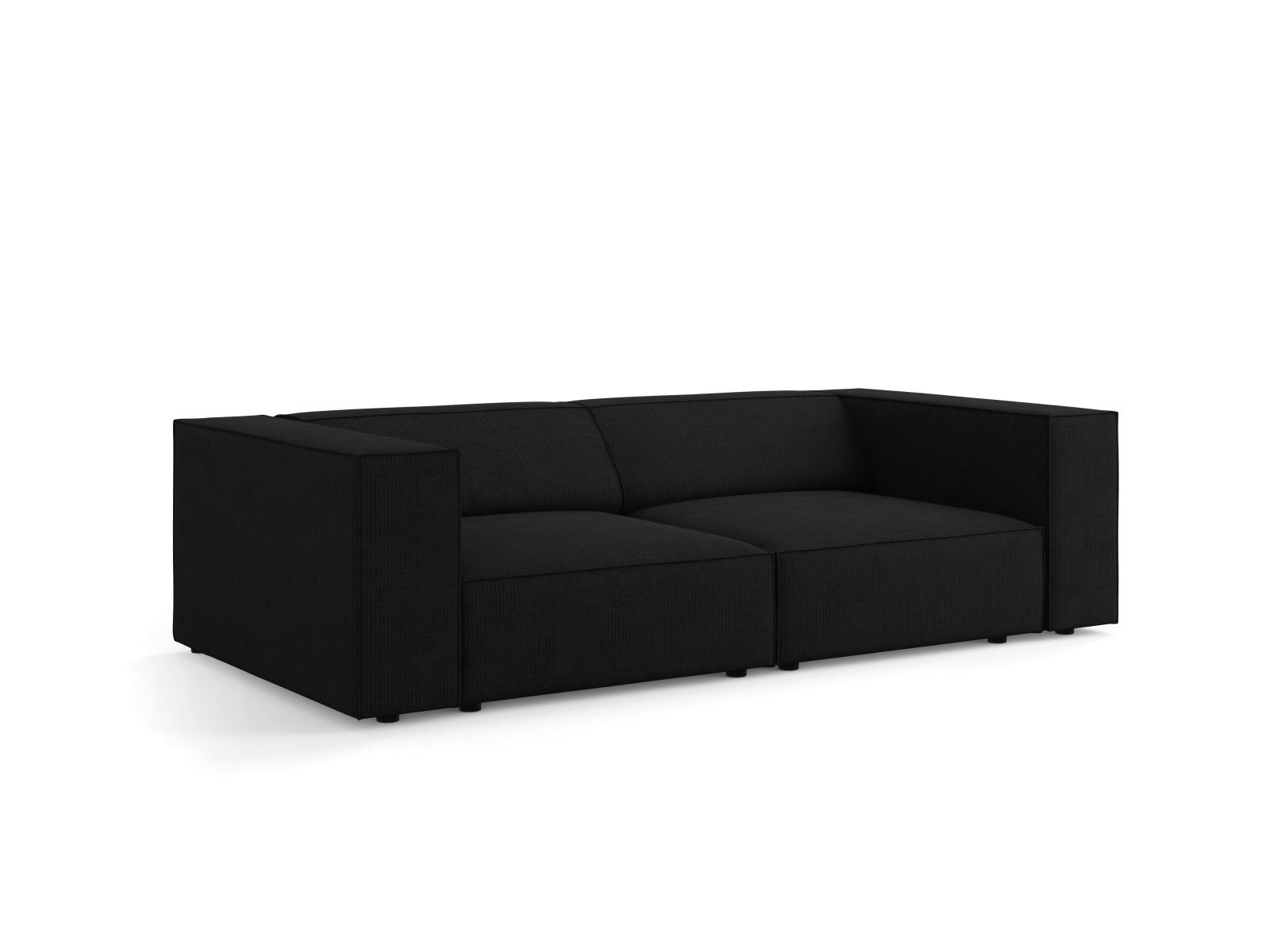 Arendal Sofa 3 Sitzer in Black präsentiert im Onlineshop von KAQTU Design AG. 3er Sofa ist von Cosmopolitan Design