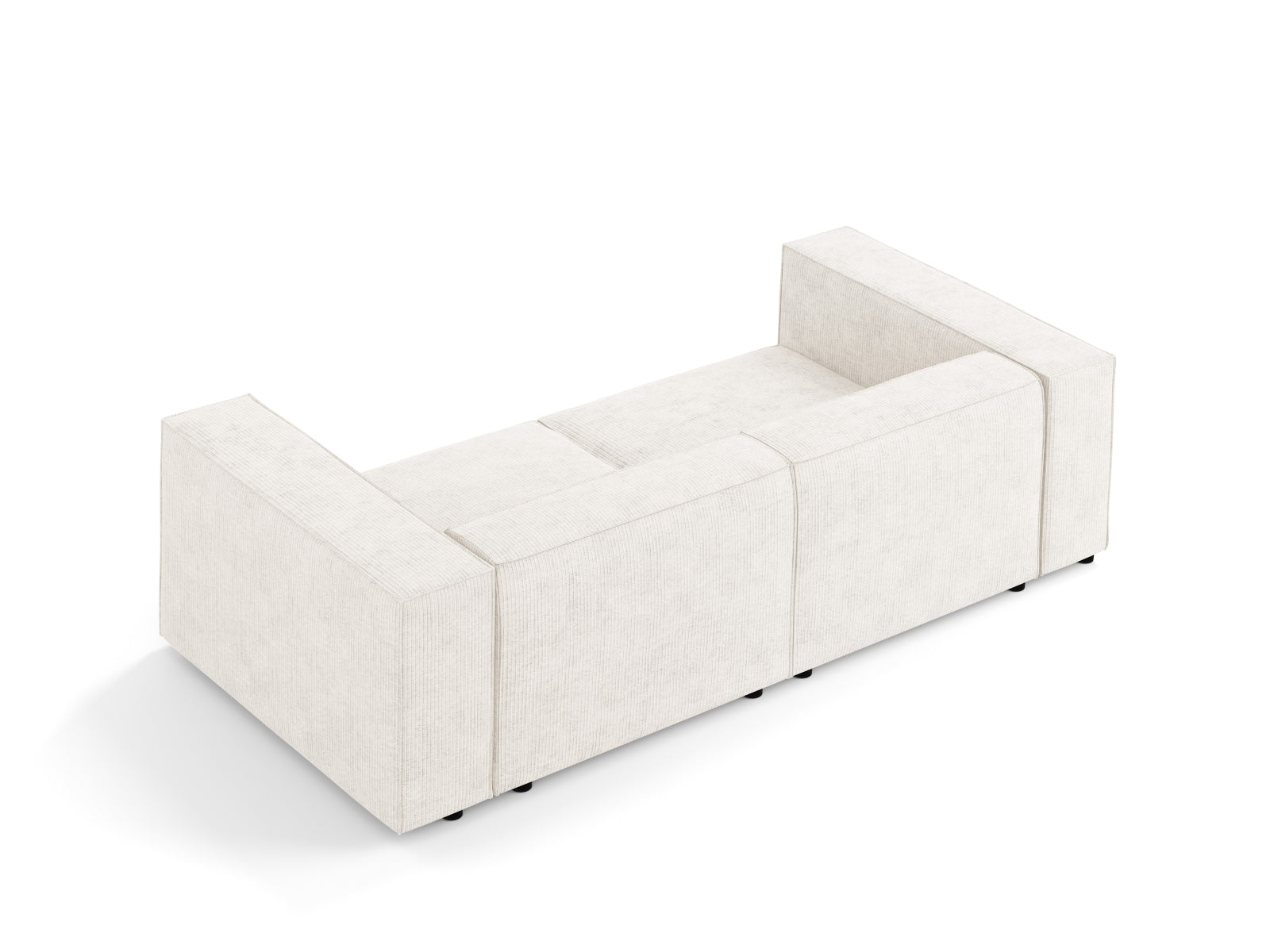 Arendal Sofa 3 Sitzer in Ivory präsentiert im Onlineshop von KAQTU Design AG. 3er Sofa ist von Cosmopolitan Design