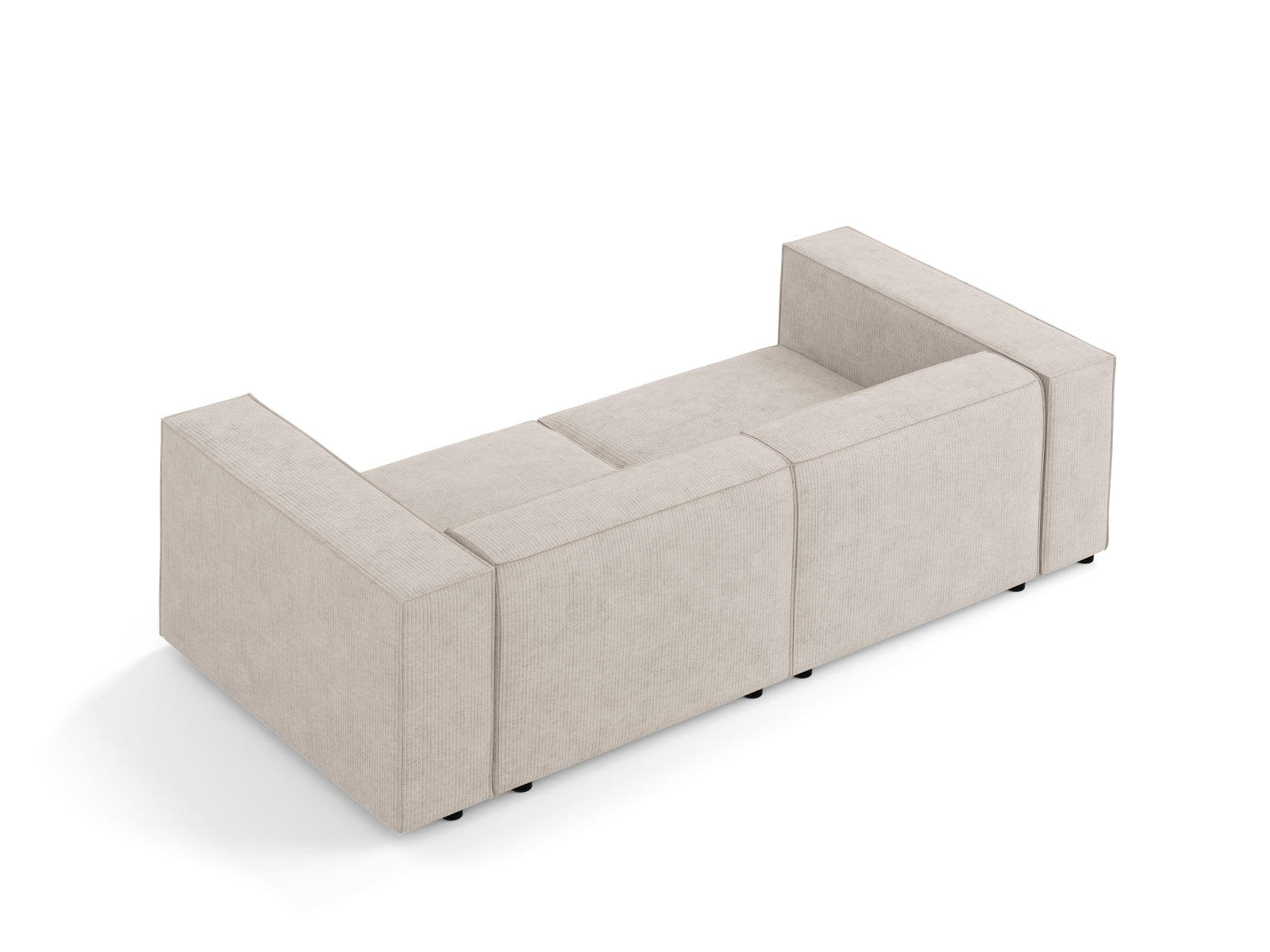 Arendal Sofa 3 Sitzer in Dark Beige präsentiert im Onlineshop von KAQTU Design AG. 3er Sofa ist von Cosmopolitan Design