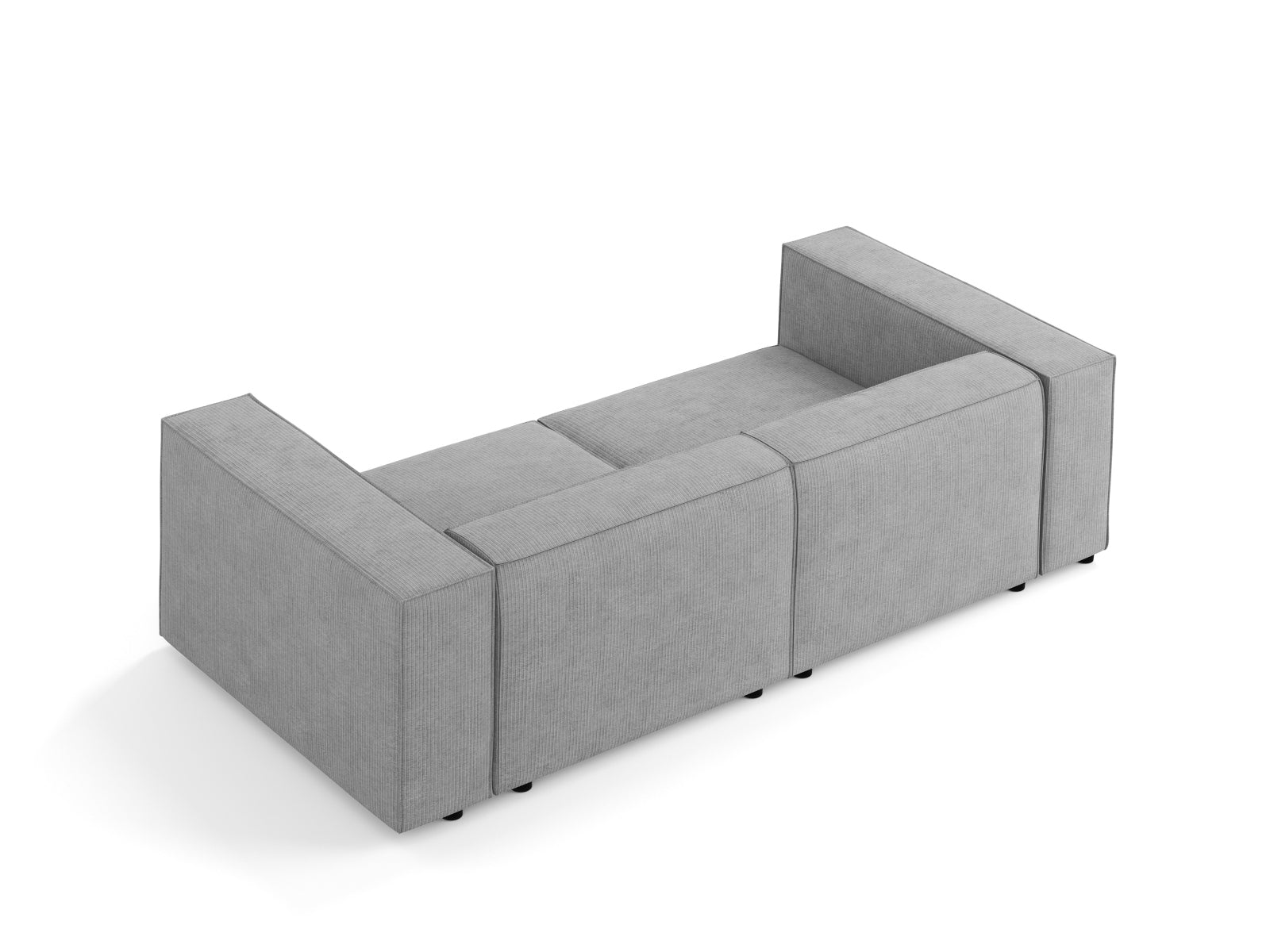 Arendal Sofa 3 Sitzer in Dark Grey präsentiert im Onlineshop von KAQTU Design AG. 3er Sofa ist von Cosmopolitan Design