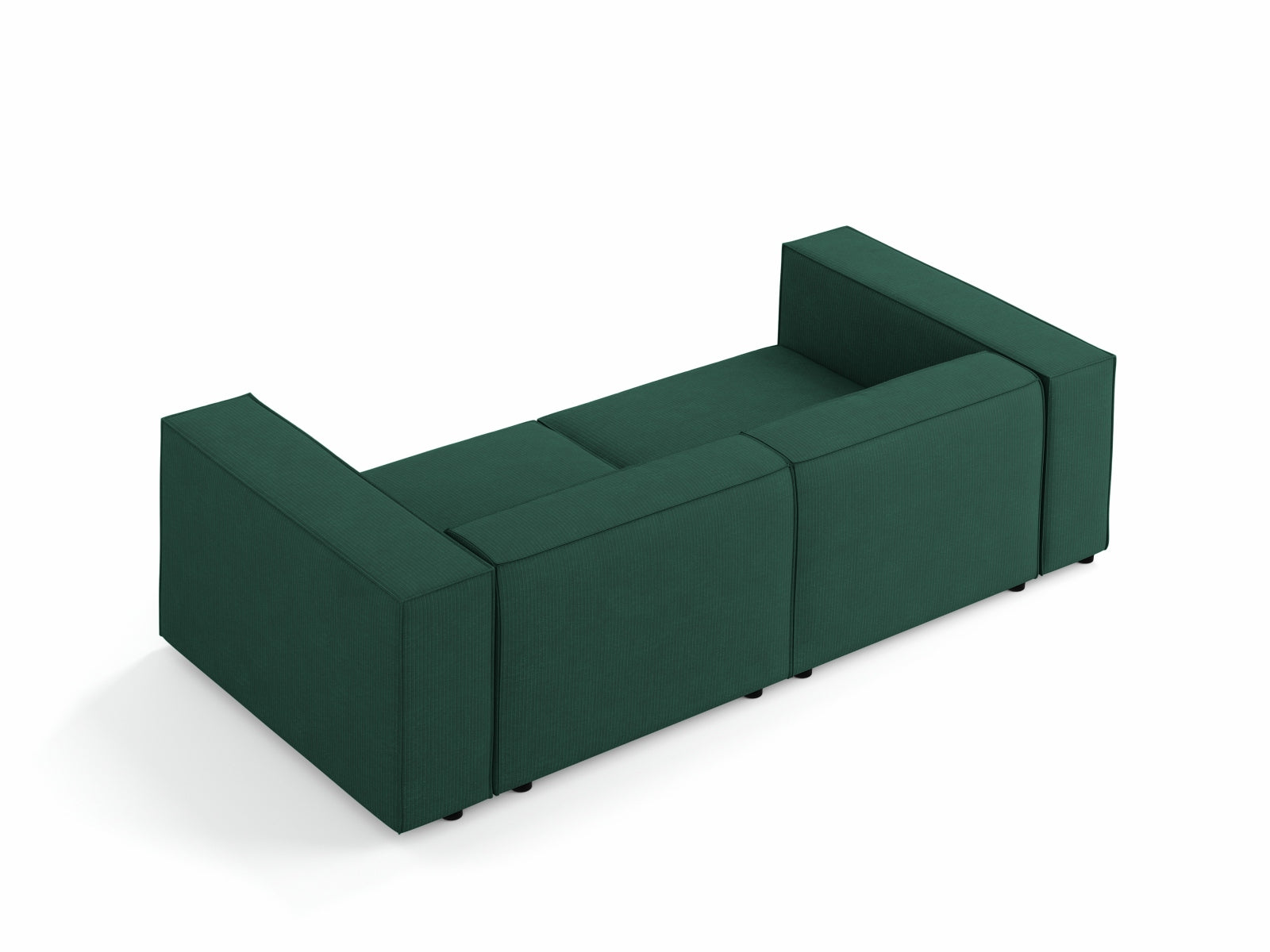 Arendal Sofa 3 Sitzer in Bottle Green präsentiert im Onlineshop von KAQTU Design AG. 3er Sofa ist von Cosmopolitan Design