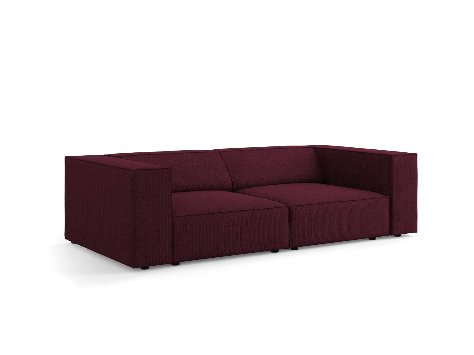 Arendal Sofa 3 Sitzer in Ruby präsentiert im Onlineshop von KAQTU Design AG. 3er Sofa ist von Cosmopolitan Design