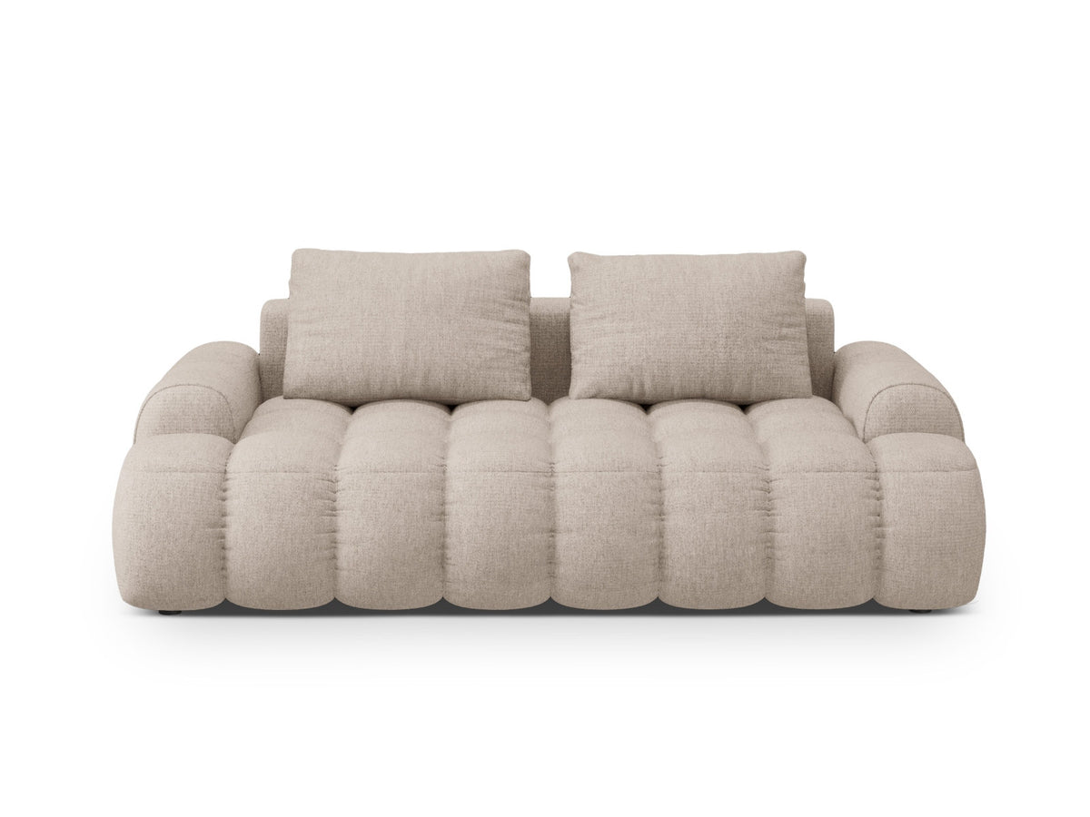 Linz Sofa 3 Sitzer 100cm in Sand-Sorella präsentiert im Onlineshop von KAQTU Design AG. 3er Sofa ist von Cosmopolitan Design