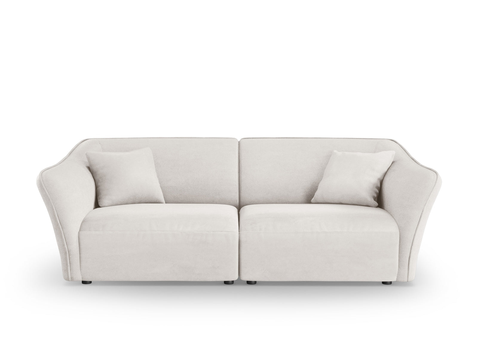 Tokyo Boucle Modular Sofa 3 Sitzer in Ivory präsentiert im Onlineshop von KAQTU Design AG. 3er Sofa ist von Cosmopolitan Design