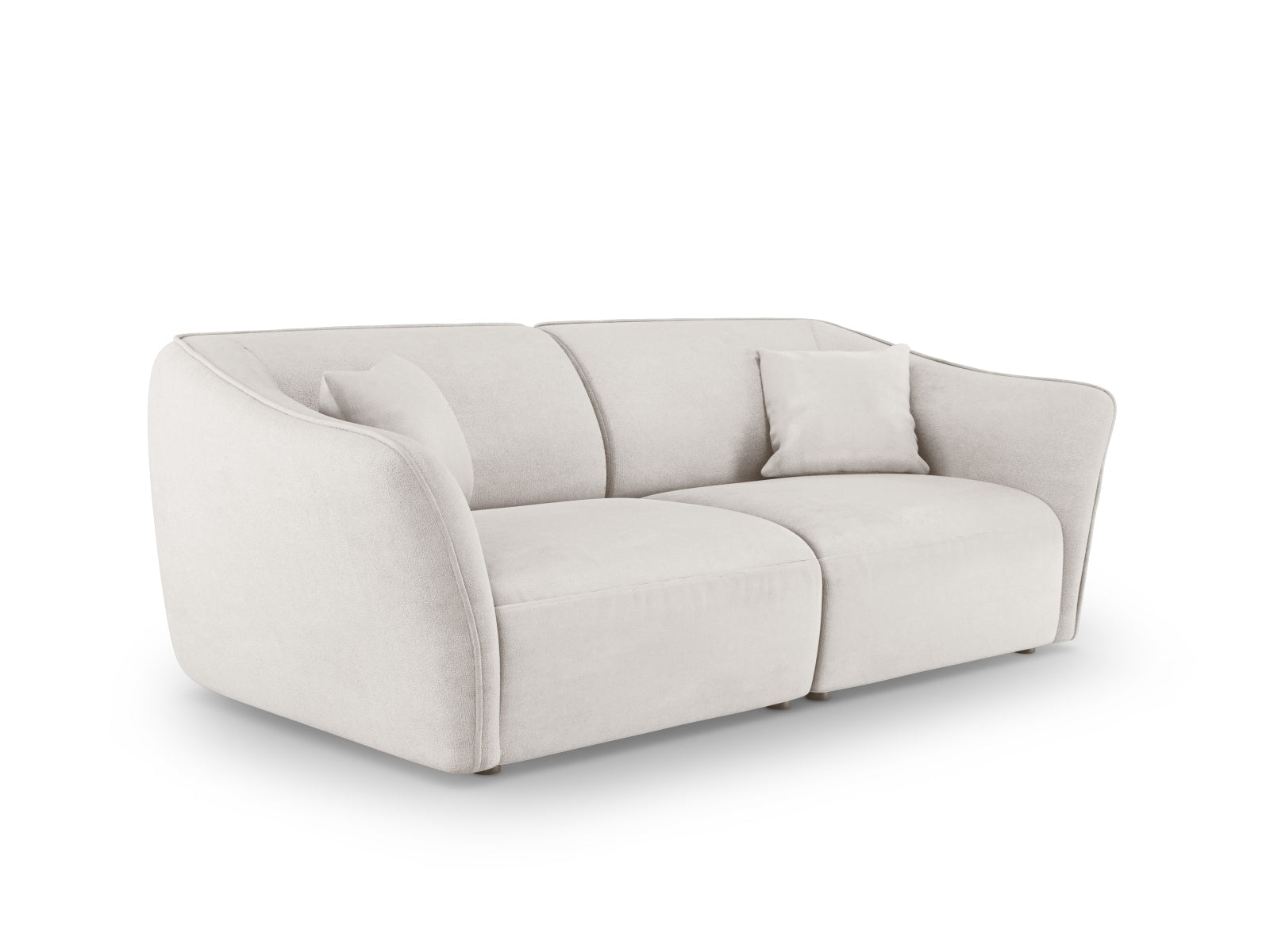 Tokyo Boucle Modular Sofa 3 Sitzer in Ivory präsentiert im Onlineshop von KAQTU Design AG. 3er Sofa ist von Cosmopolitan Design