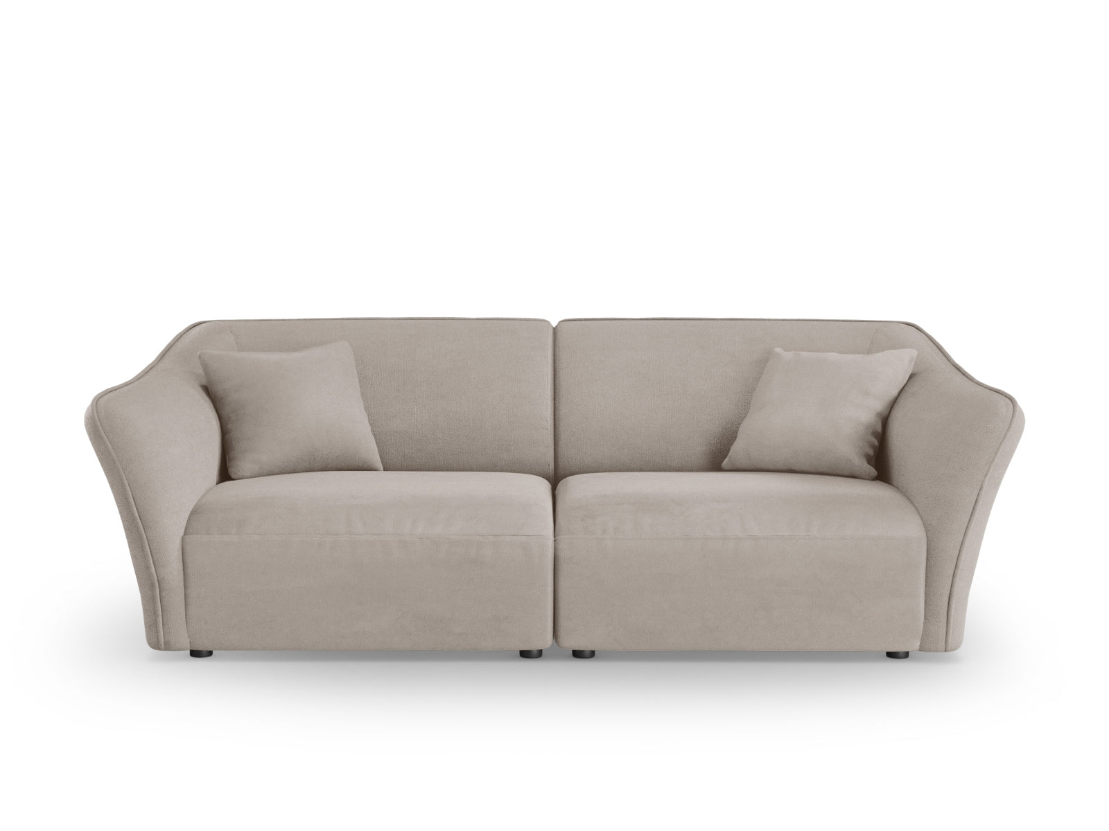 Tokyo Boucle Modular Sofa 3 Sitzer in Dark Beige präsentiert im Onlineshop von KAQTU Design AG. 3er Sofa ist von Cosmopolitan Design