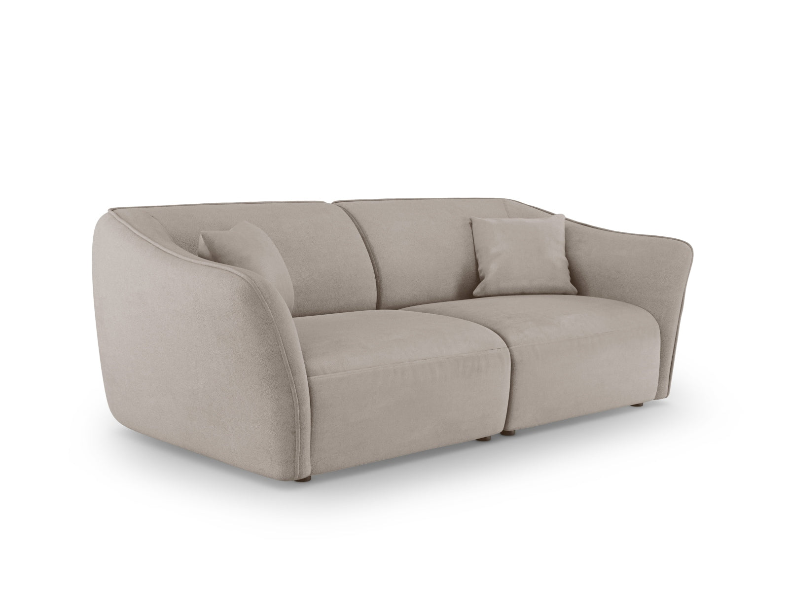Tokyo Boucle Modular Sofa 3 Sitzer in Dark Beige präsentiert im Onlineshop von KAQTU Design AG. 3er Sofa ist von Cosmopolitan Design