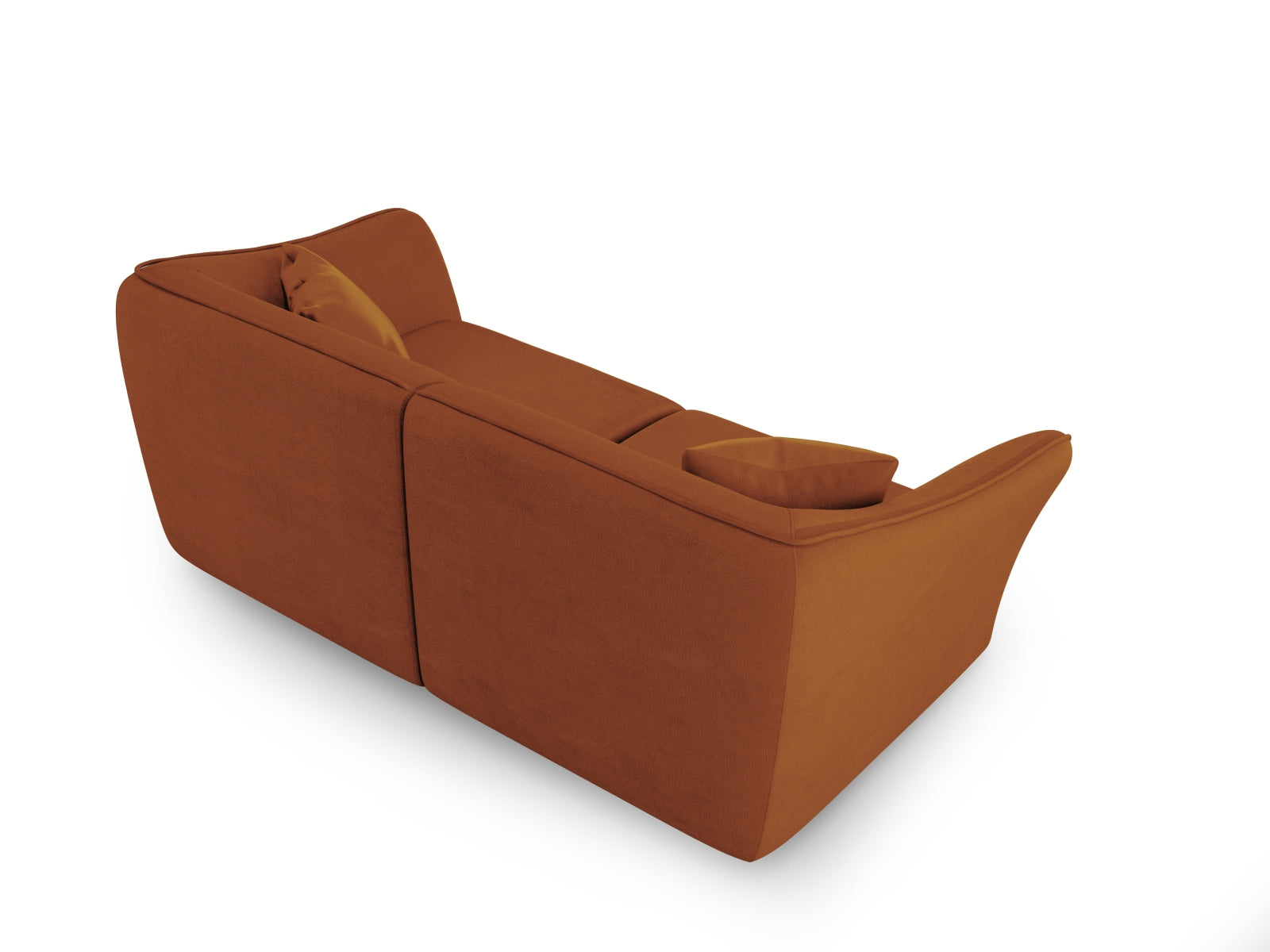 Tokyo Boucle Modular Sofa 3 Sitzer in Brick präsentiert im Onlineshop von KAQTU Design AG. 3er Sofa ist von Cosmopolitan Design