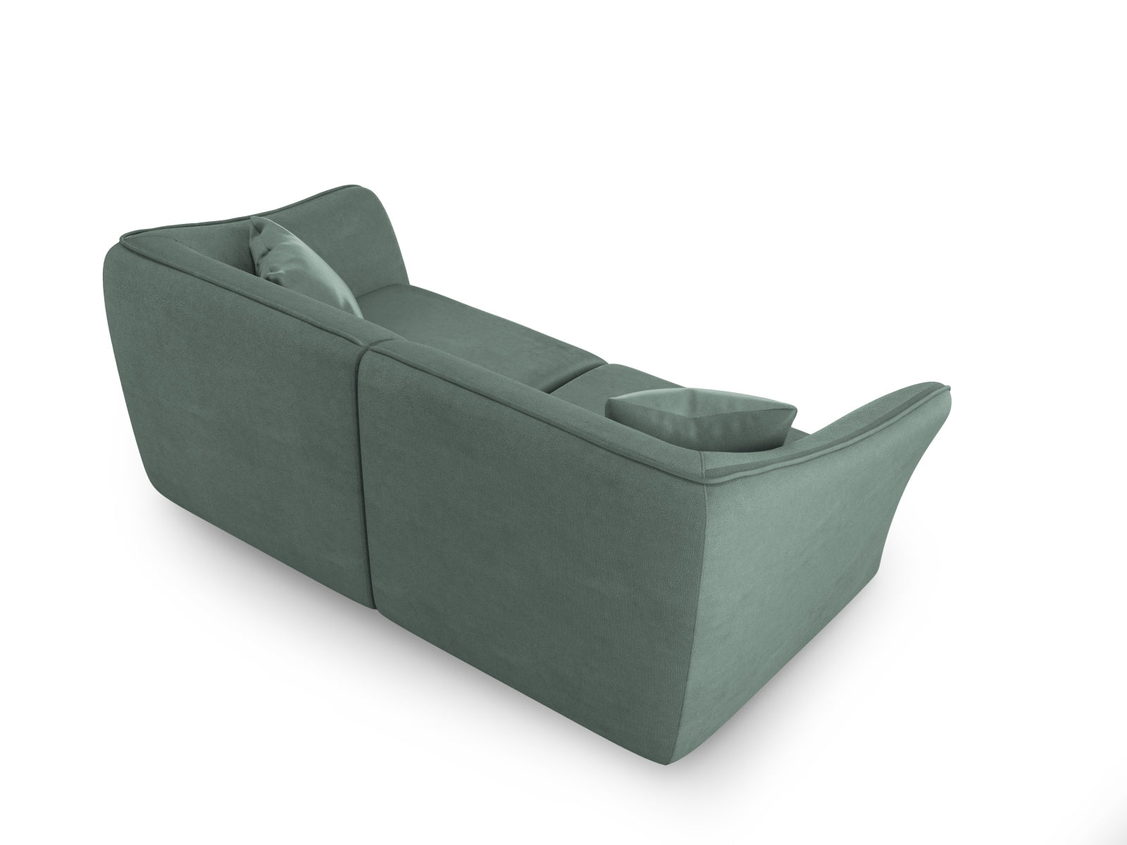 Tokyo Boucle Modular Sofa 3 Sitzer in Mint präsentiert im Onlineshop von KAQTU Design AG. 3er Sofa ist von Cosmopolitan Design