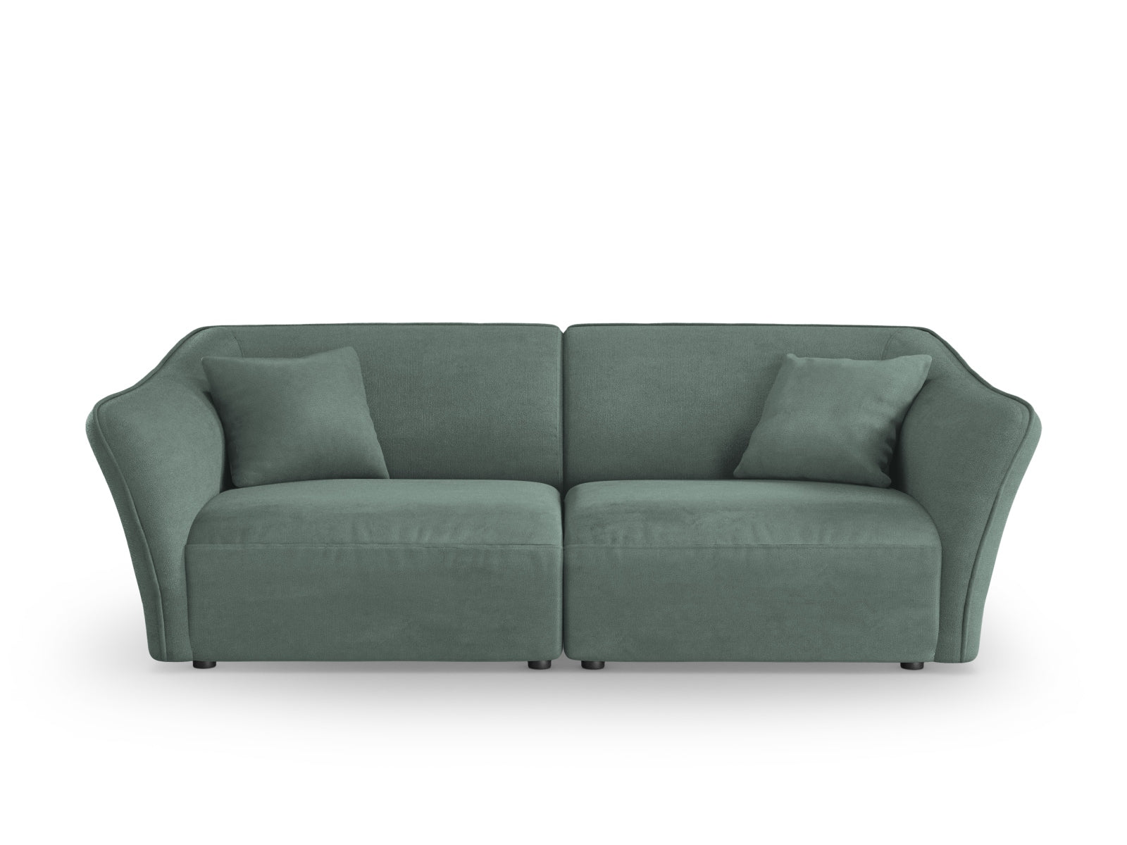 Tokyo Boucle Modular Sofa 3 Sitzer in Mint präsentiert im Onlineshop von KAQTU Design AG. 3er Sofa ist von Cosmopolitan Design