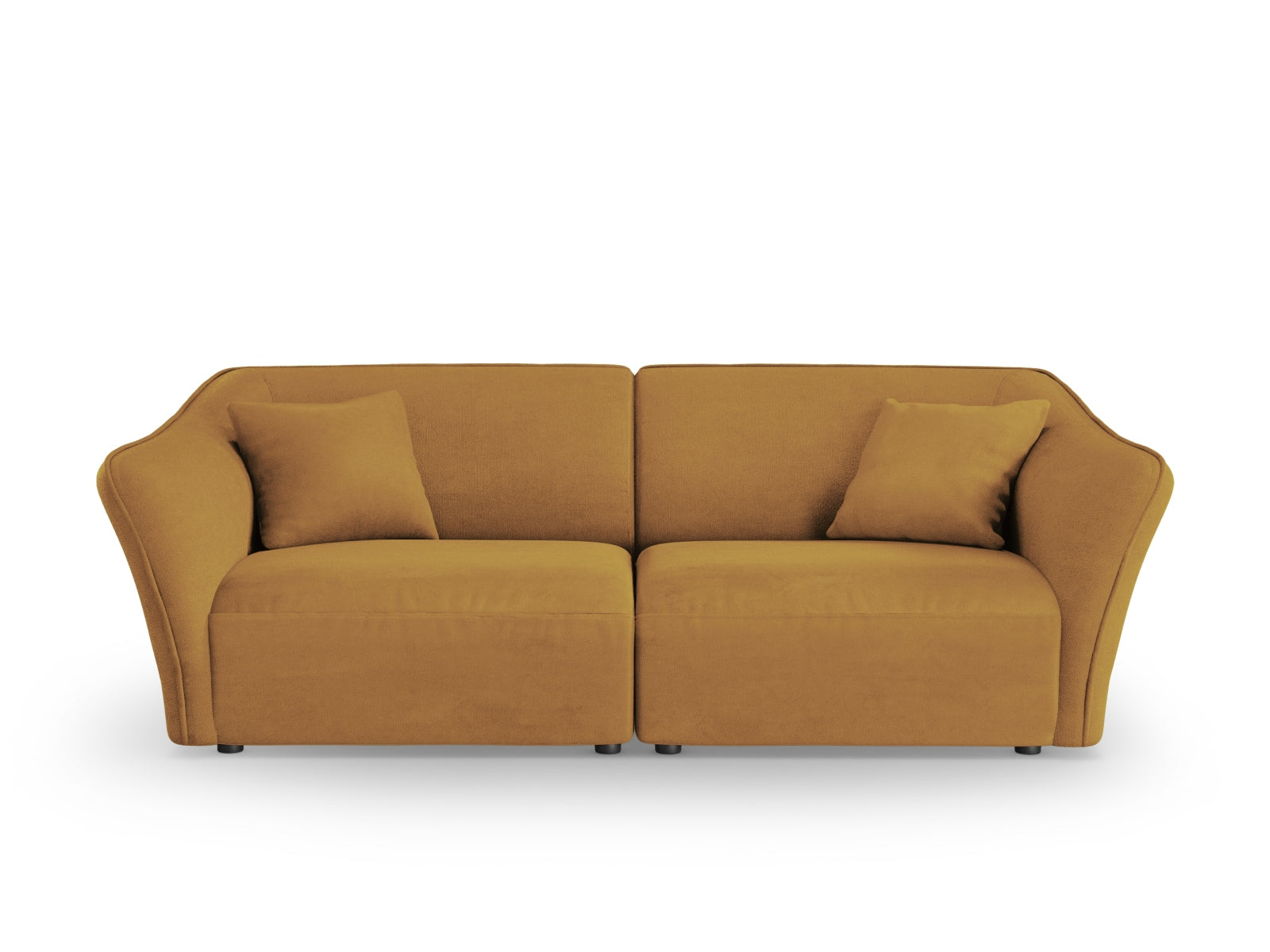 Tokyo Boucle Modular Sofa 3 Sitzer in Mustard präsentiert im Onlineshop von KAQTU Design AG. 3er Sofa ist von Cosmopolitan Design