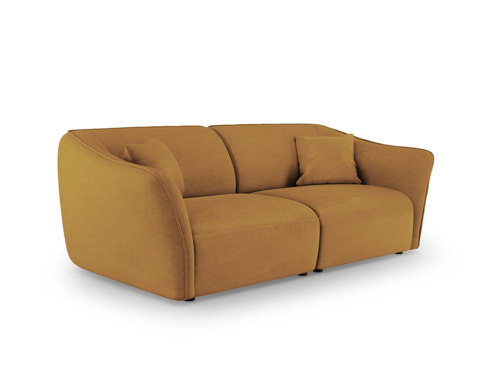Tokyo Boucle Modular Sofa 3 Sitzer in Mustard präsentiert im Onlineshop von KAQTU Design AG. 3er Sofa ist von Cosmopolitan Design