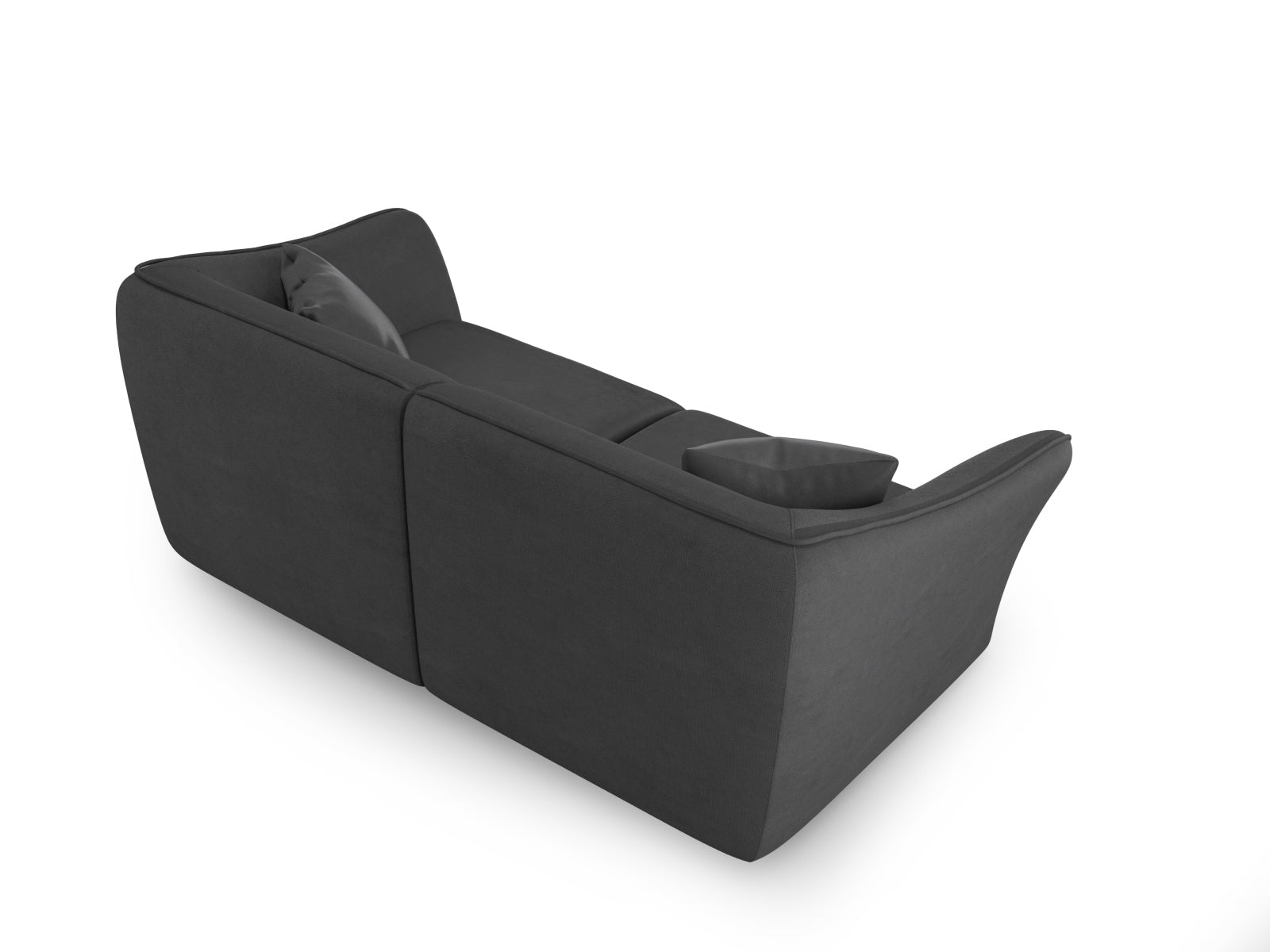Tokyo Boucle Modular Sofa 3 Sitzer in Graphite präsentiert im Onlineshop von KAQTU Design AG. 3er Sofa ist von Cosmopolitan Design