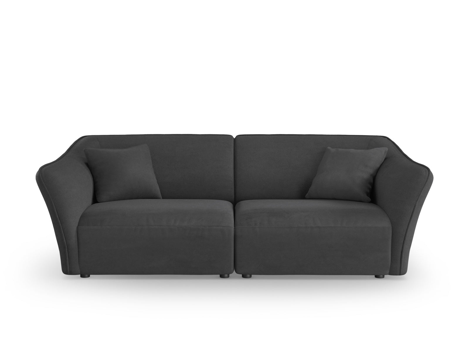 Tokyo Boucle Modular Sofa 3 Sitzer in Graphite präsentiert im Onlineshop von KAQTU Design AG. 3er Sofa ist von Cosmopolitan Design