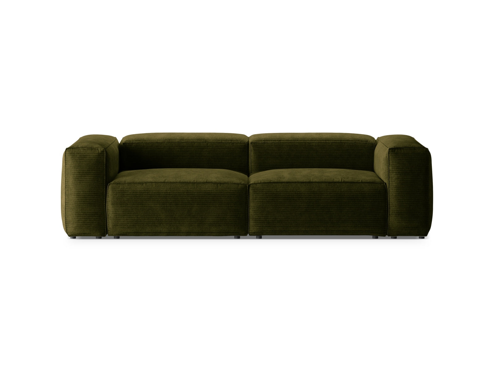Bergamo Modular Sofa 3 Sitzer in Green präsentiert im Onlineshop von KAQTU Design AG. 3er Sofa ist von Cosmopolitan Design
