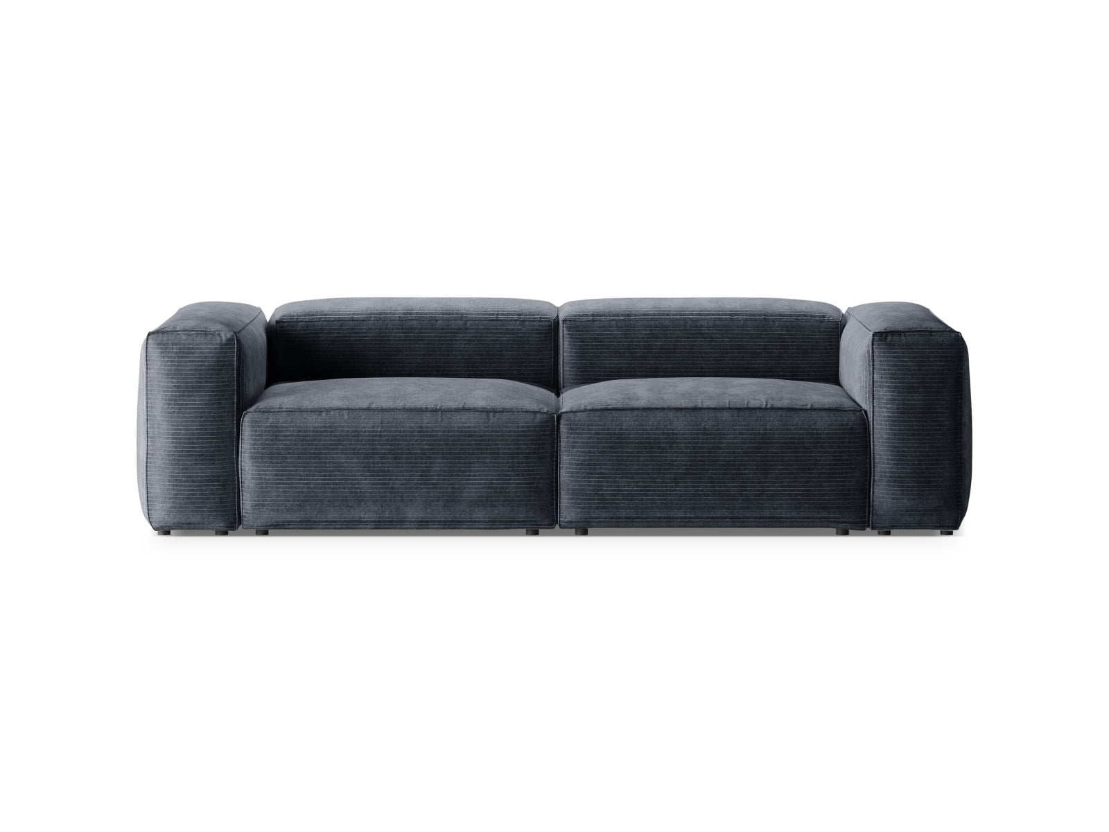 Bergamo Modular Sofa 3 Sitzer in Muted Blue präsentiert im Onlineshop von KAQTU Design AG. 3er Sofa ist von Cosmopolitan Design