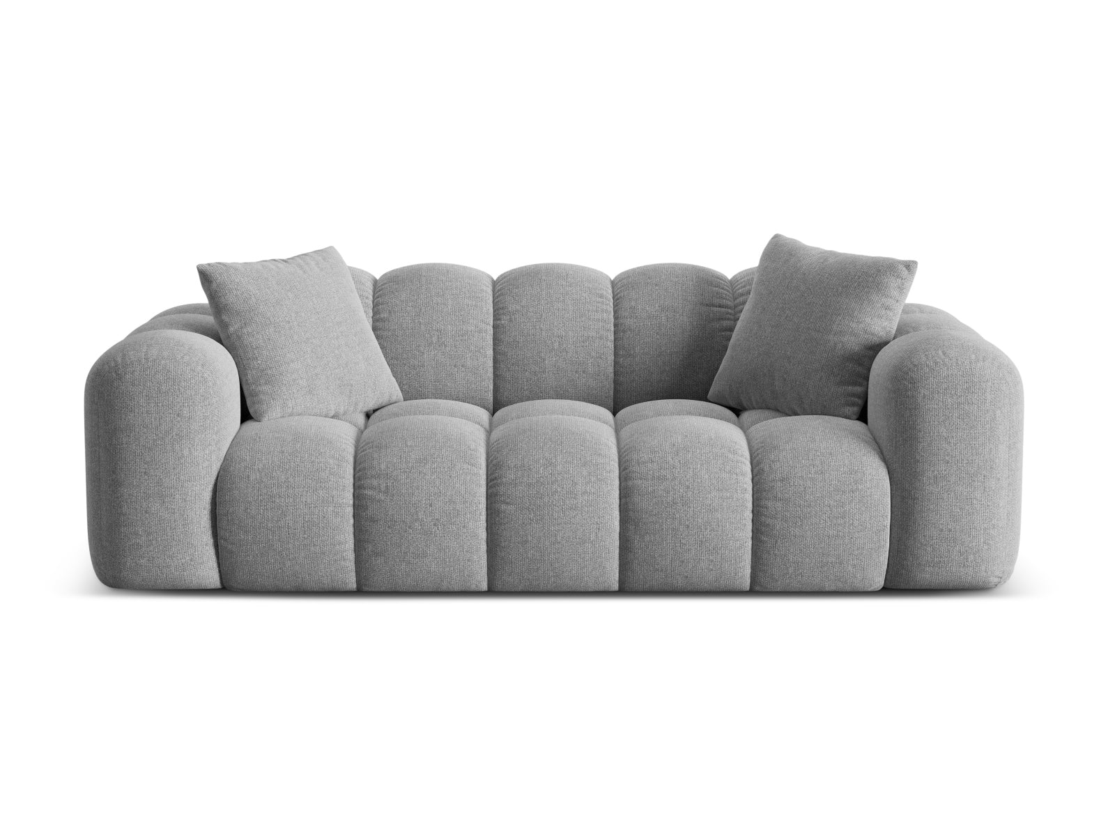 3-Sitzer Sofa Treno in Light Grey-Eden präsentiert im Onlineshop von KAQTU Design AG. 3er Sofa ist von Cosmopolitan Design