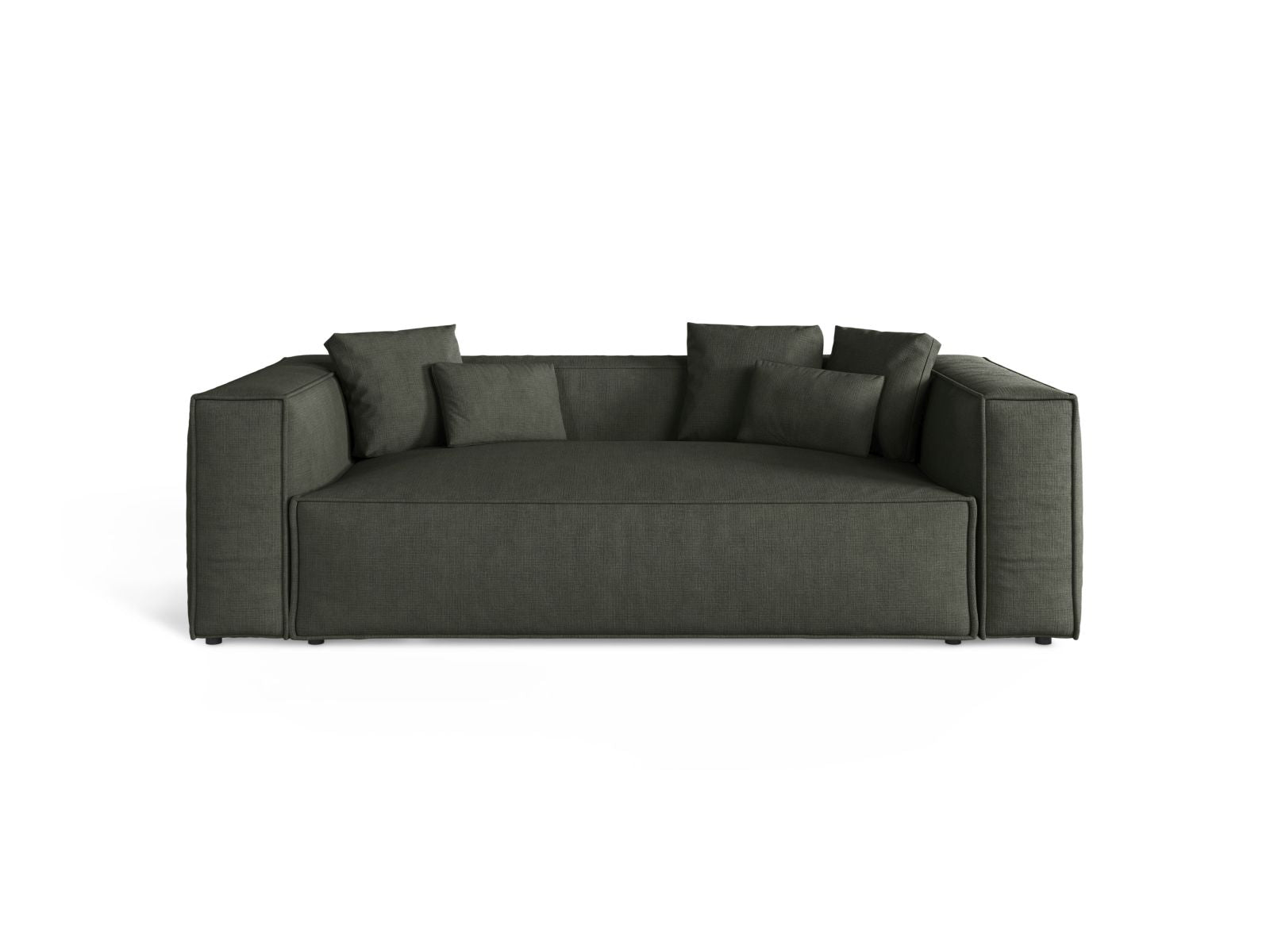 3-Sitzer Sofa Aveiro in Moss Green-Liberty präsentiert im Onlineshop von KAQTU Design AG. 3er Sofa ist von Cosmopolitan Design