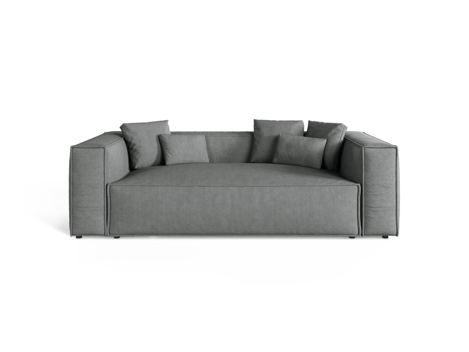 3-Sitzer Sofa Aveiro in Grey-Liberty präsentiert im Onlineshop von KAQTU Design AG. 3er Sofa ist von Cosmopolitan Design