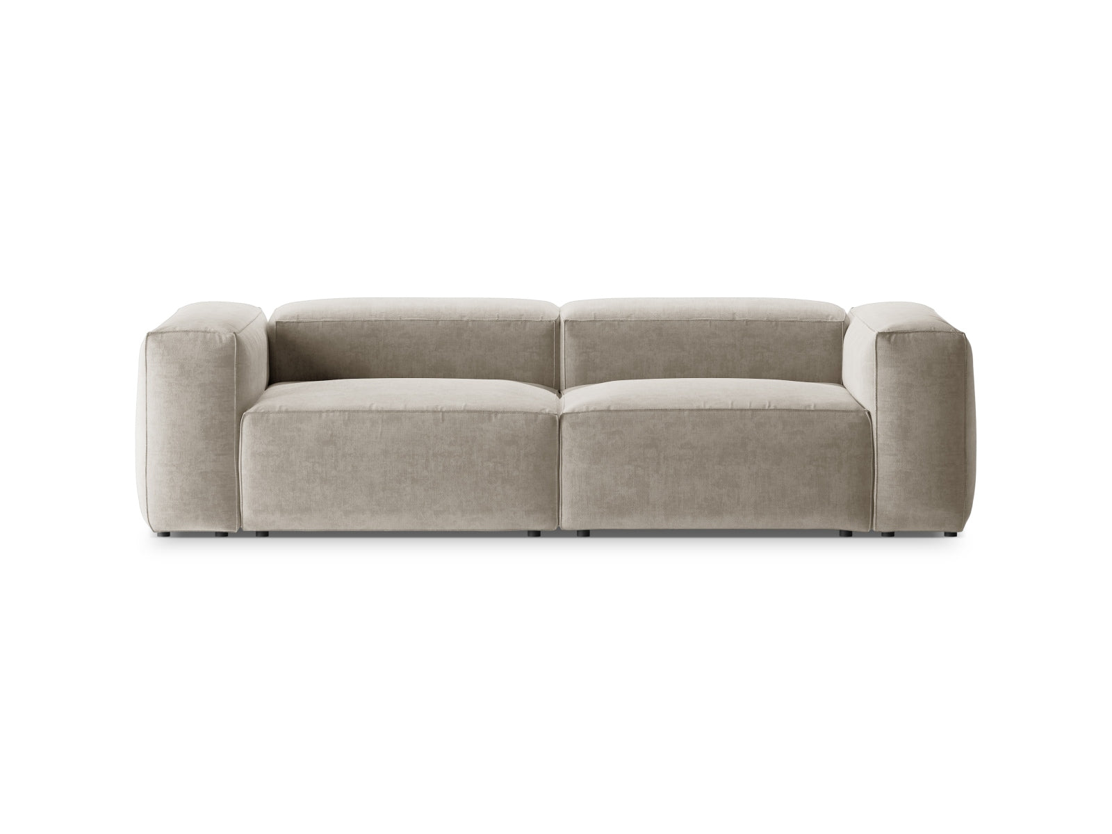 Bergamo Modular Sofa 3 Sitzer in Beige präsentiert im Onlineshop von KAQTU Design AG. 3er Sofa ist von Cosmopolitan Design