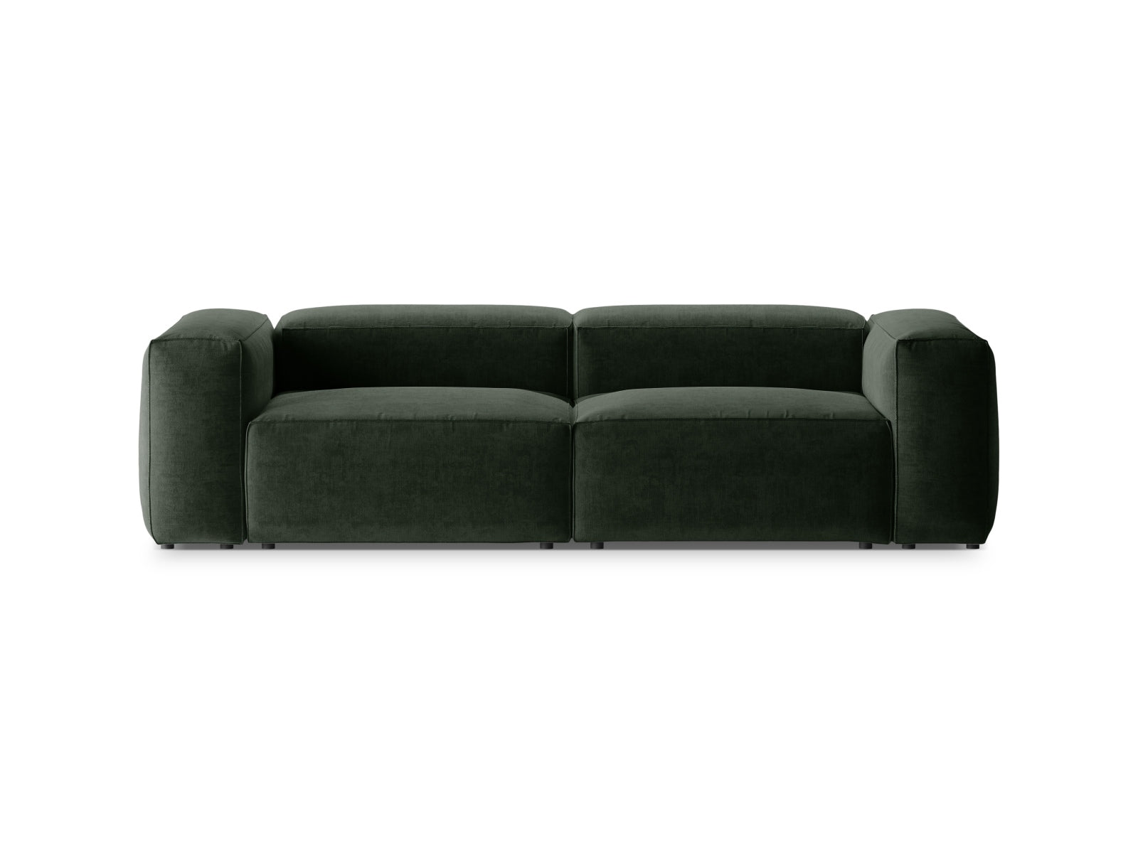 Bergamo Modular Sofa 3 Sitzer in Moss Green präsentiert im Onlineshop von KAQTU Design AG. 3er Sofa ist von Cosmopolitan Design
