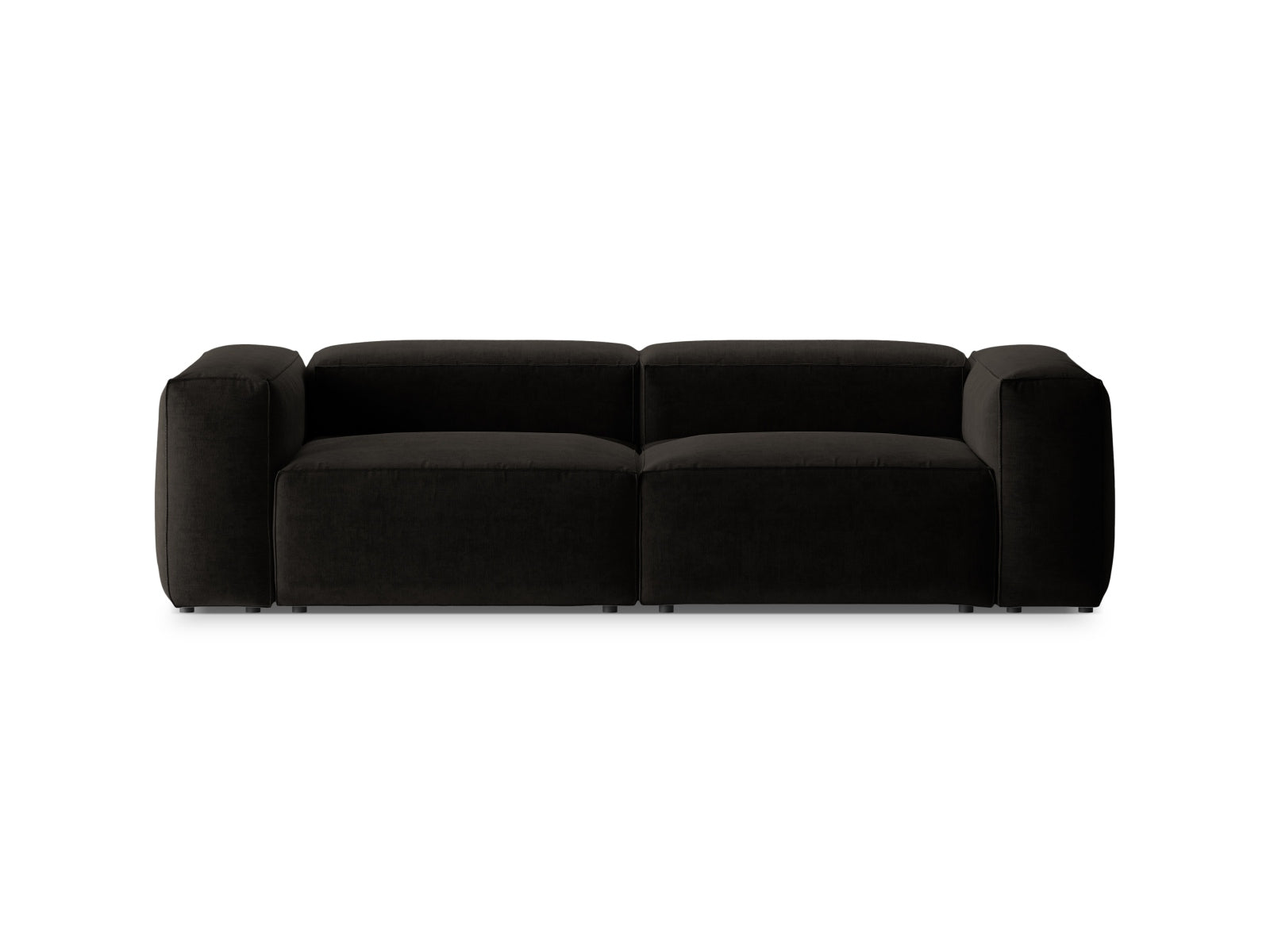 Bergamo Modular Sofa 3 Sitzer in Black präsentiert im Onlineshop von KAQTU Design AG. 3er Sofa ist von Cosmopolitan Design