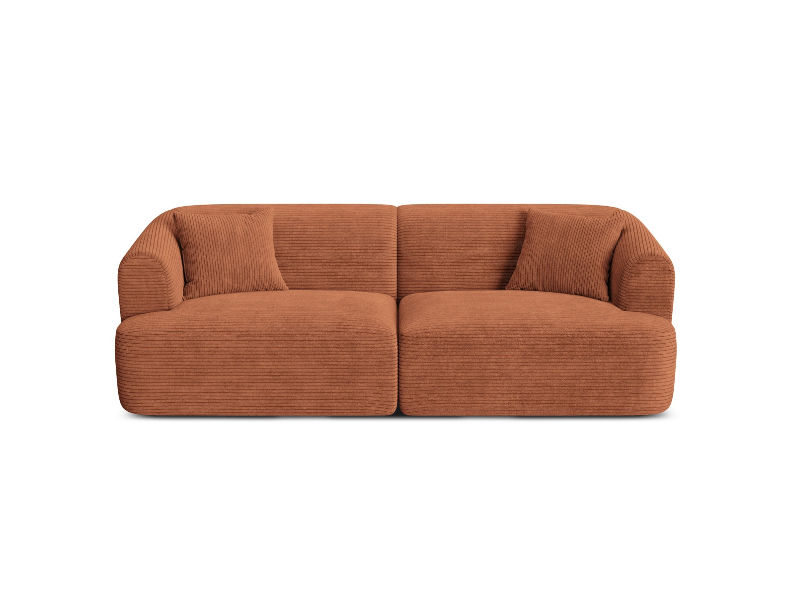 Campi Modular Sofa 3 Sitzer in Terracotta präsentiert im Onlineshop von KAQTU Design AG. 3er Sofa ist von Cosmopolitan Design