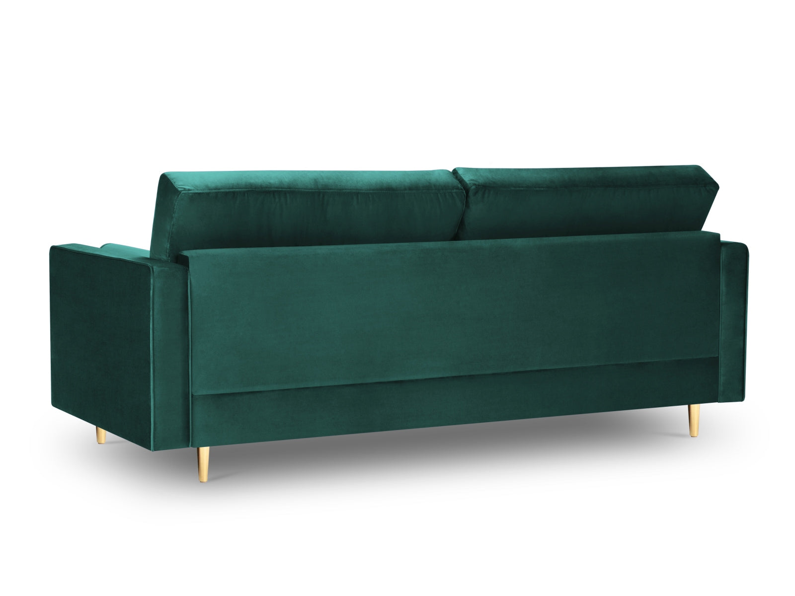 Elegantes 3-Sitzer Sofa Aspen in trendigem Petrol, ideal für stilvolle Wohnräume und entspannte Stunden mit Freunden und Familie.