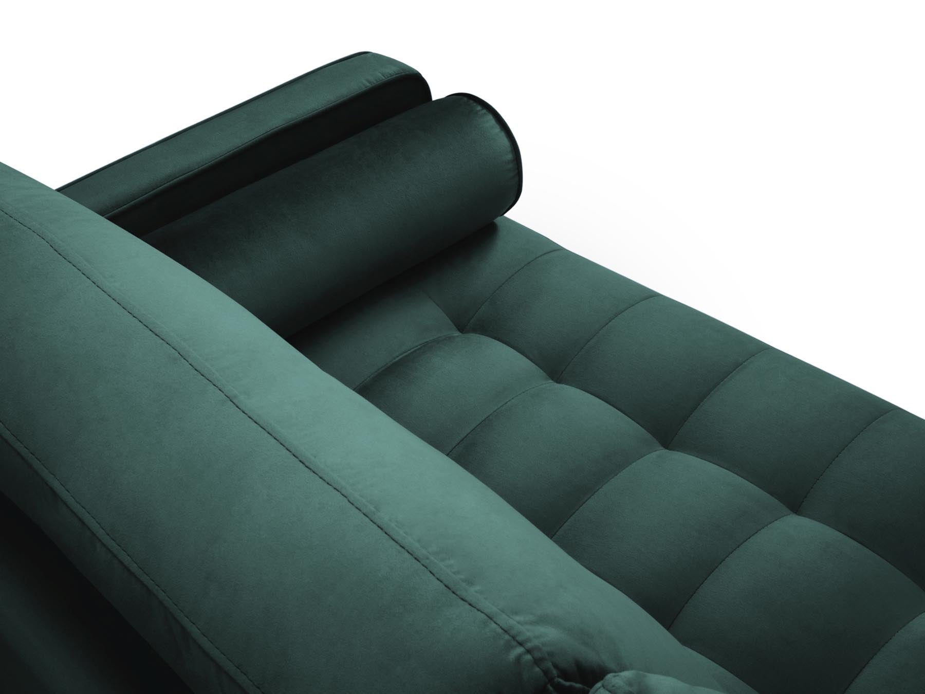 Modernes 3-Sitzer Sofa Aspen in ansprechendem Petrol, perfekt für gemütliche Abende und stilvolle Einrichtungsideen.