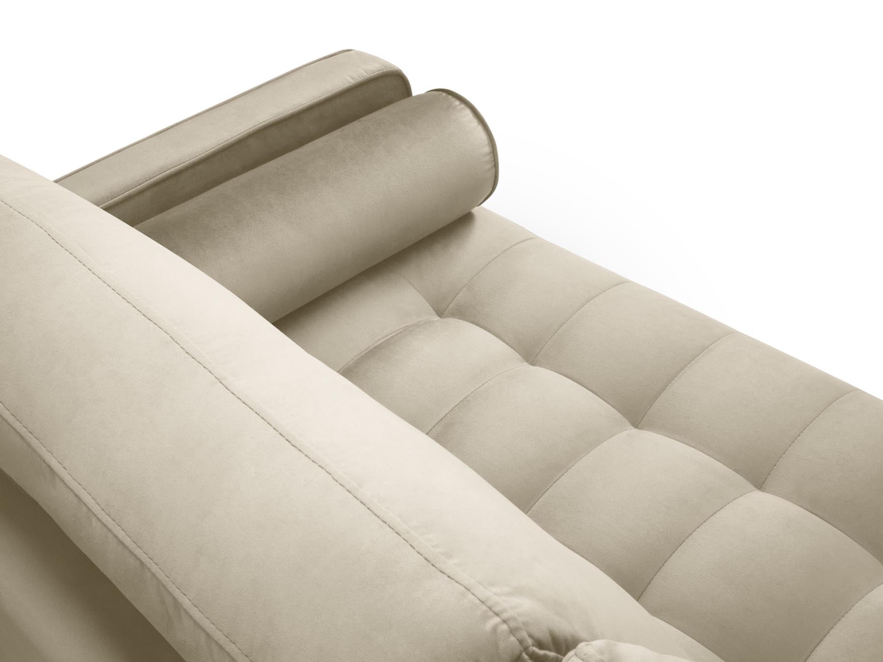 Elegantes 3-Sitzer Sofa Aspen in dunkelbeige, ideal für moderne Wohnräume, entworfen von Cosmopolitan Design.