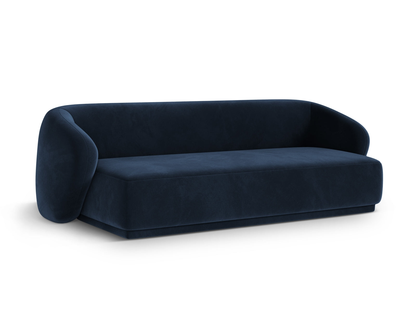 Elegantes 3-Sitzer Sofa Gomera in Royal Blue, stilvoll und modern, ideal für jedes Wohnzimmer, erhältlich bei KAQTU Design AG.