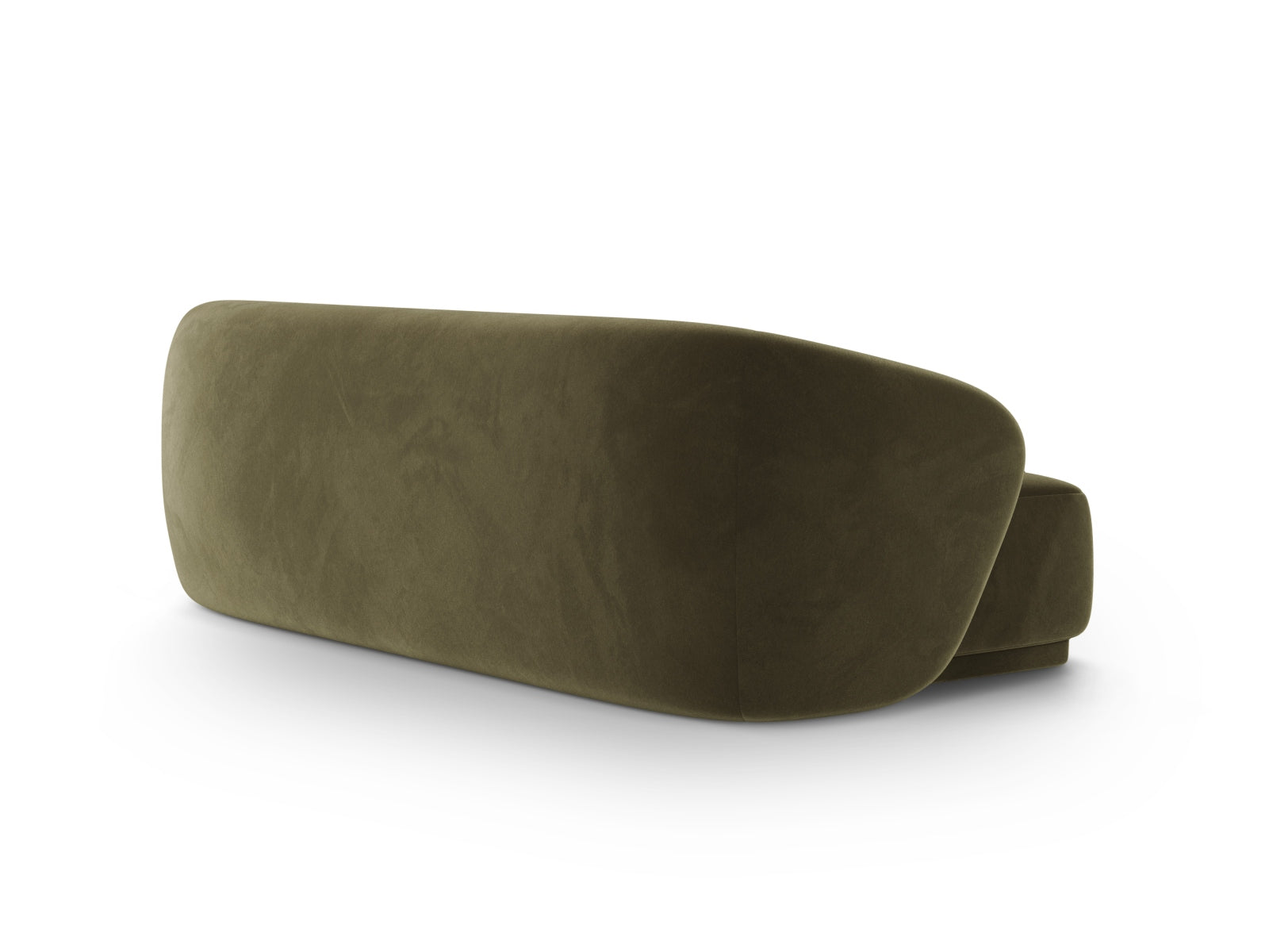 Elegantes 3-Sitzer Sofa Gomera in trendigem Grünton, ideal für einladende Wohnräume und entspannte Stunden mit Freunden.