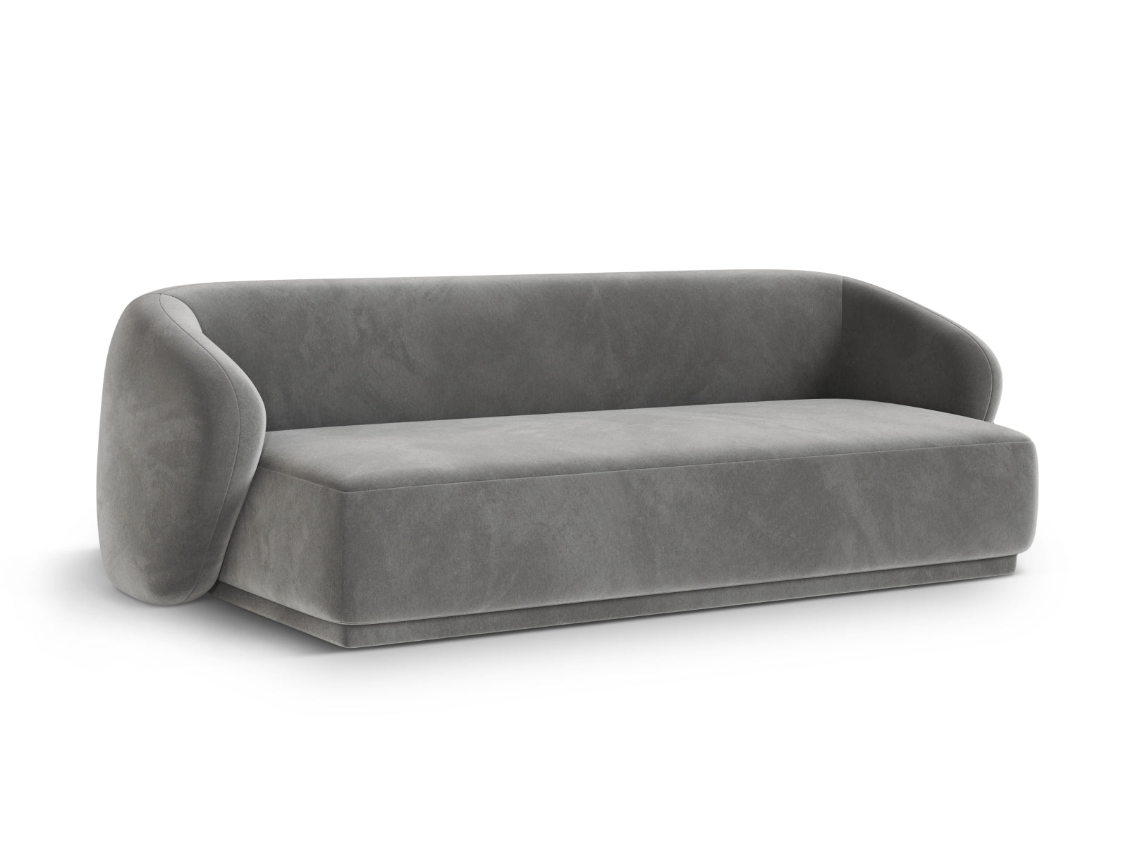 Elegantes 3-Sitzer Sofa Gomera in stilvollem Grau, ideal für moderne Wohnräume, erhältlich bei KAQTU Design AG.