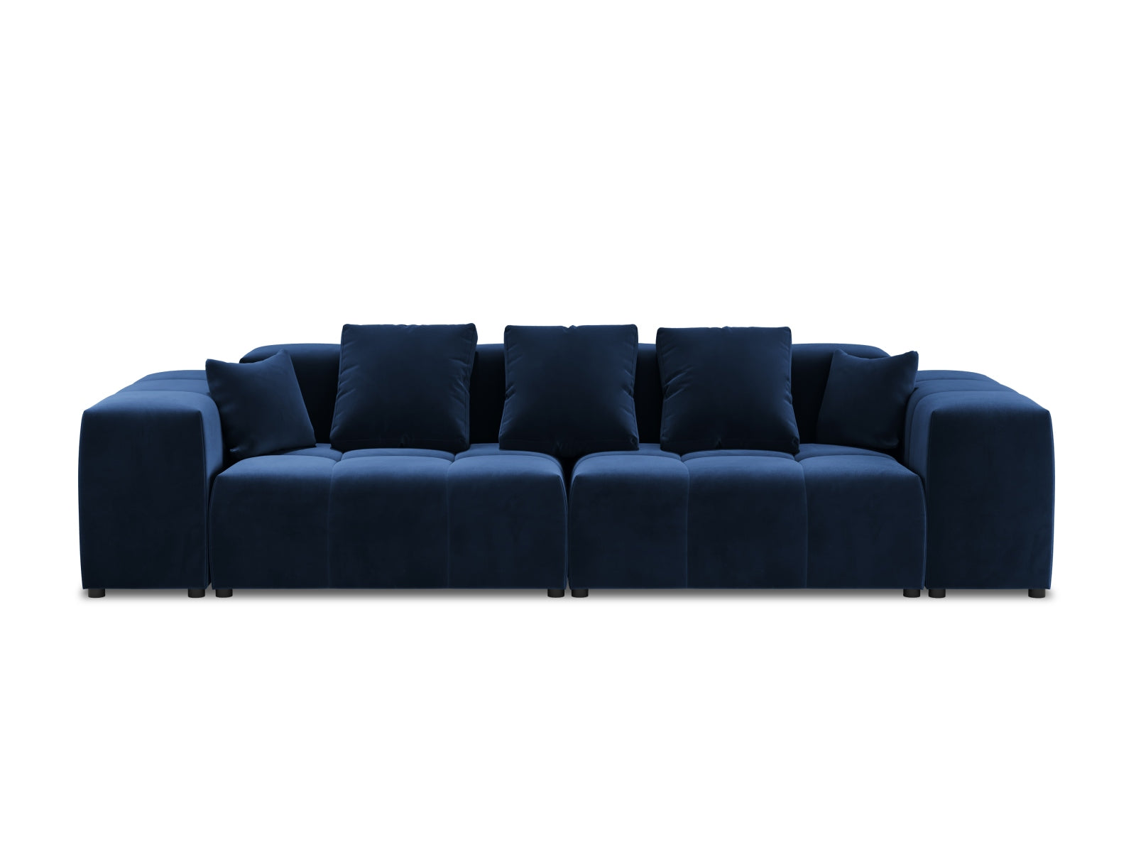 Rome Velour Modular Sofa 3 Sitzer in Royal Blue präsentiert im Onlineshop von KAQTU Design AG. 3er Sofa ist von Cosmopolitan Design