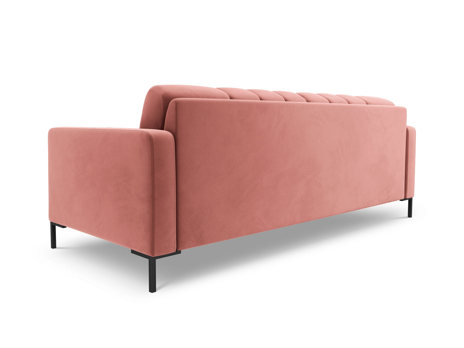 Elegantes 3-Sitzer Sofa Bali in lebhaftem Pink-Bluvel, ideal für stilvolle Wohnräume und entspannte Momente mit Freunden und Familie.