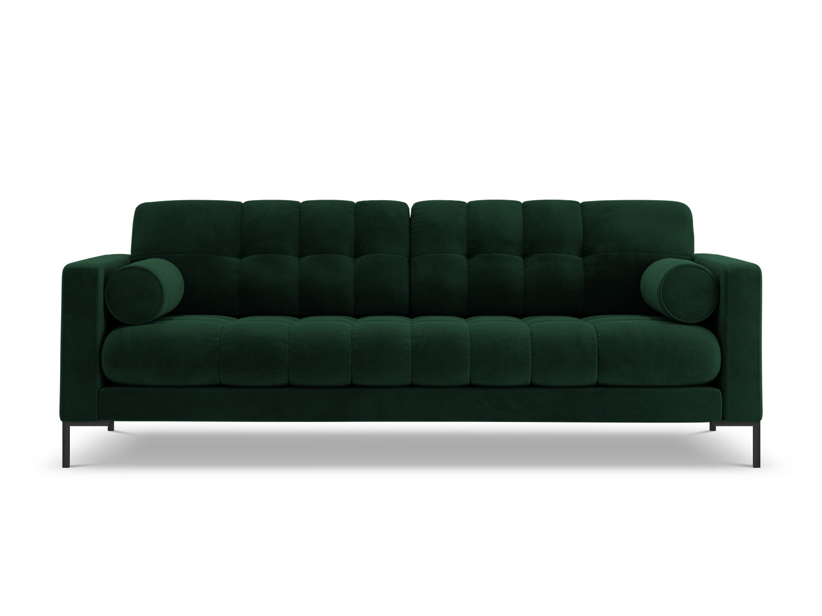 3-Sitzer Sofa Bali in Bottle Green-Bluvel präsentiert im Onlineshop von KAQTU Design AG. 3er Sofa ist von Cosmopolitan Design