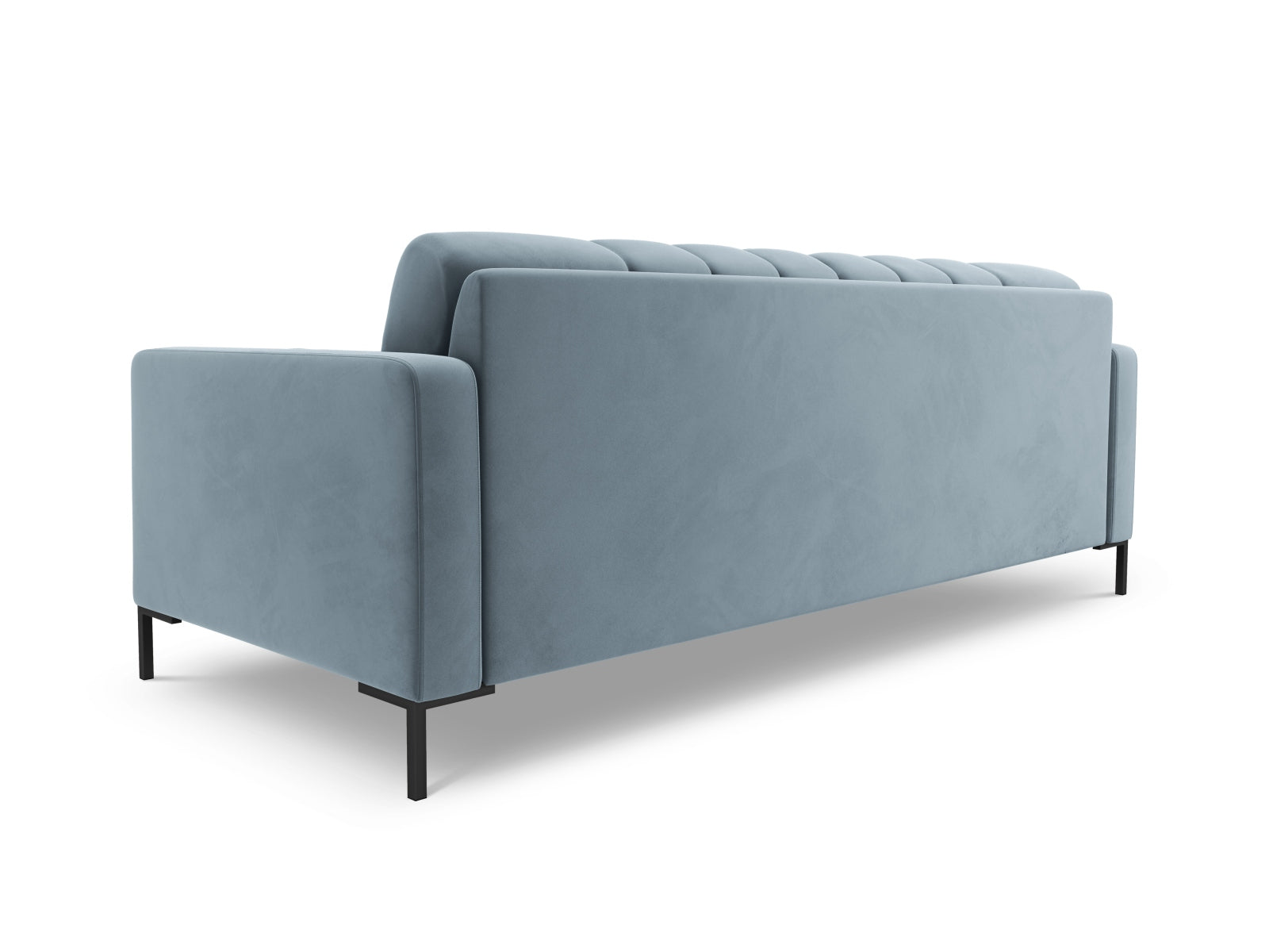 Elegantes 3-Sitzer Sofa Bali in sanftem Hellblau, ideal für stilvolle Wohnräume. Hochwertige Materialien von Cosmopolitan Design.