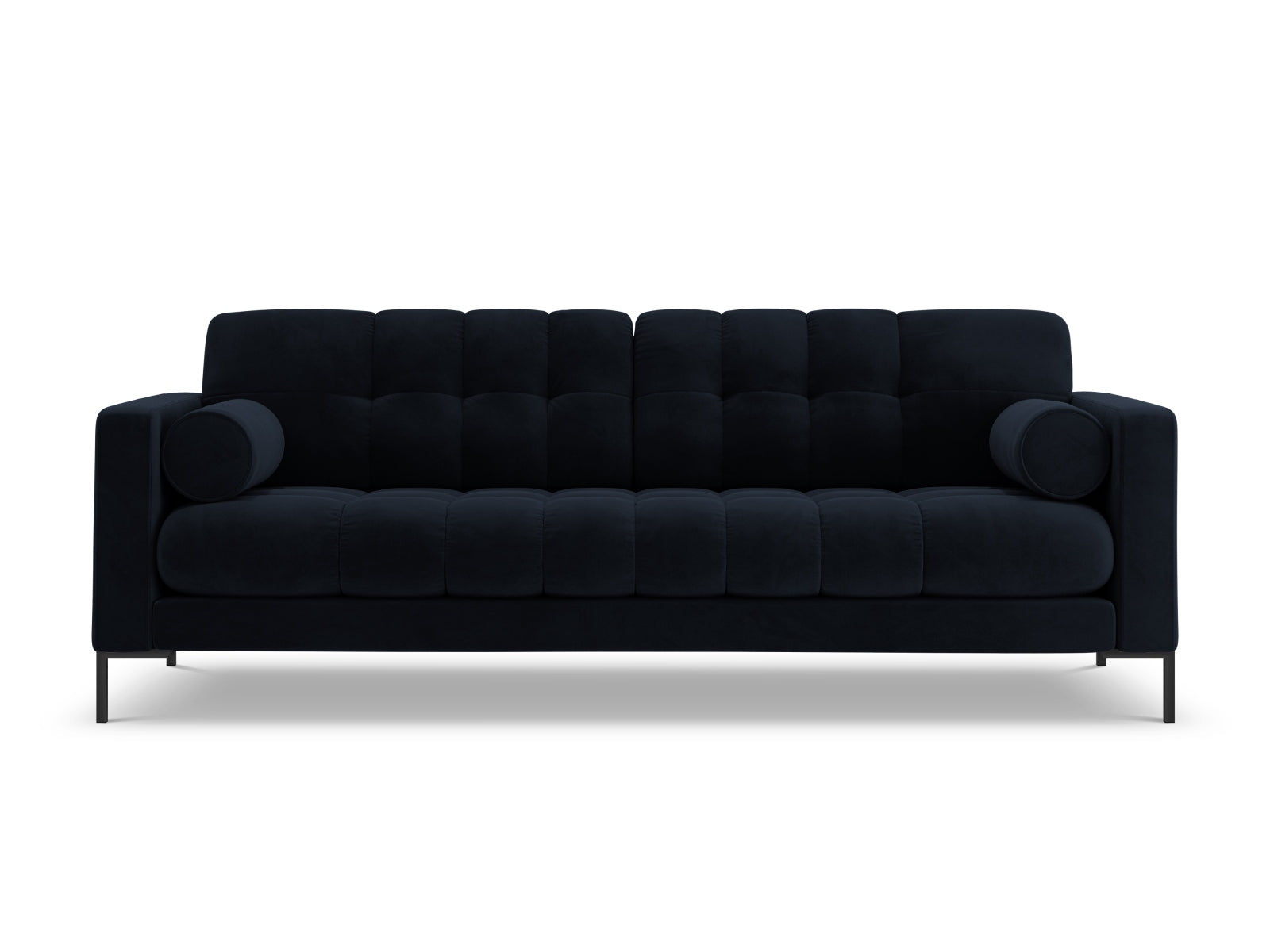 3-Sitzer Sofa Bali in Dark Blue-Bluvel präsentiert im Onlineshop von KAQTU Design AG. 3er Sofa ist von Cosmopolitan Design