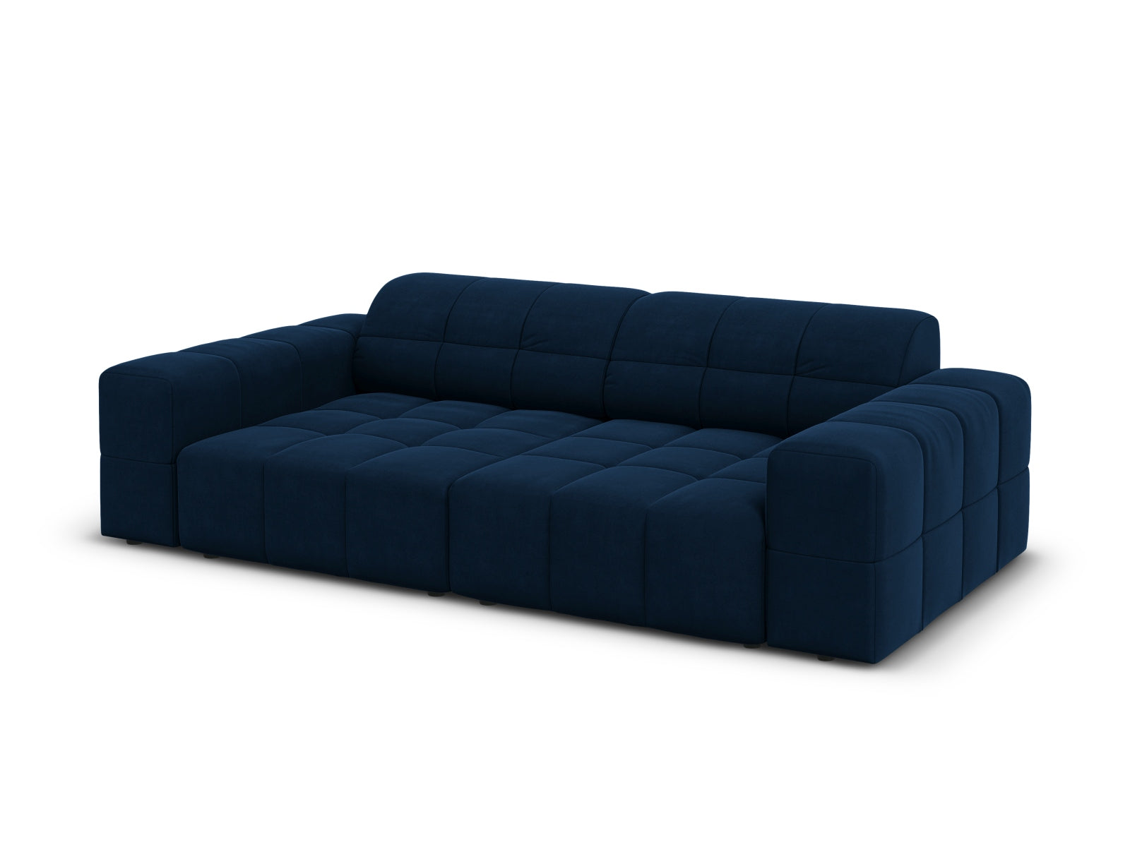 Chicago Velour Sofa 3 Sitzer 102cm in Royal Blue präsentiert im Onlineshop von KAQTU Design AG. 3er Sofa ist von Cosmopolitan Design