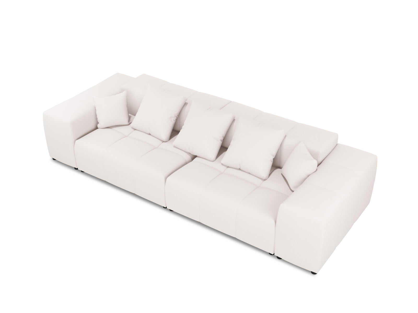 Rome Modular Sofa 3 Sitzer in White präsentiert im Onlineshop von KAQTU Design AG. 3er Sofa ist von Cosmopolitan Design