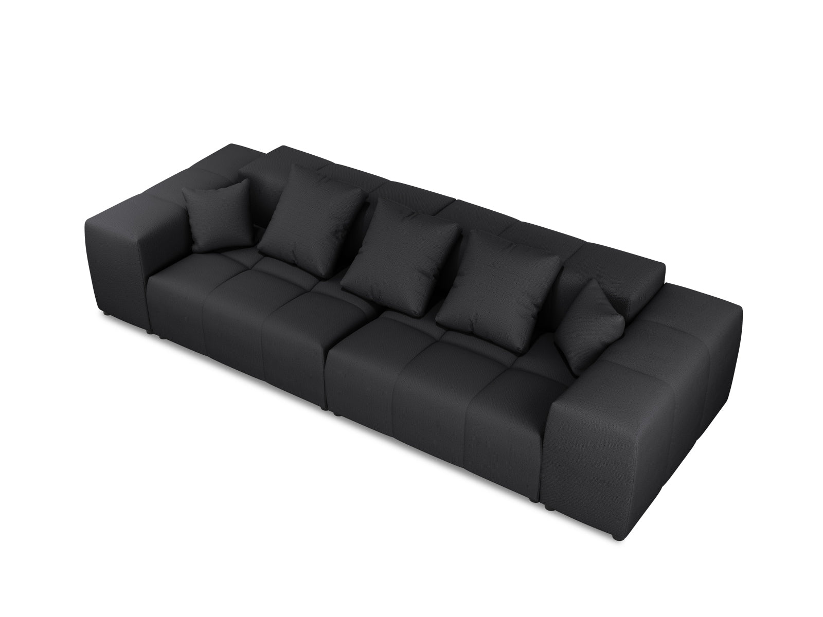 Rome Modular Sofa 3 Sitzer in Black präsentiert im Onlineshop von KAQTU Design AG. 3er Sofa ist von Cosmopolitan Design