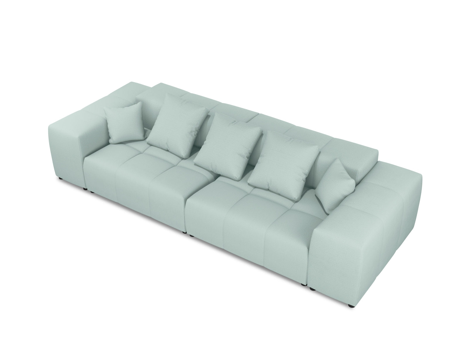Rome Modular Sofa 3 Sitzer in Mint präsentiert im Onlineshop von KAQTU Design AG. 3er Sofa ist von Cosmopolitan Design