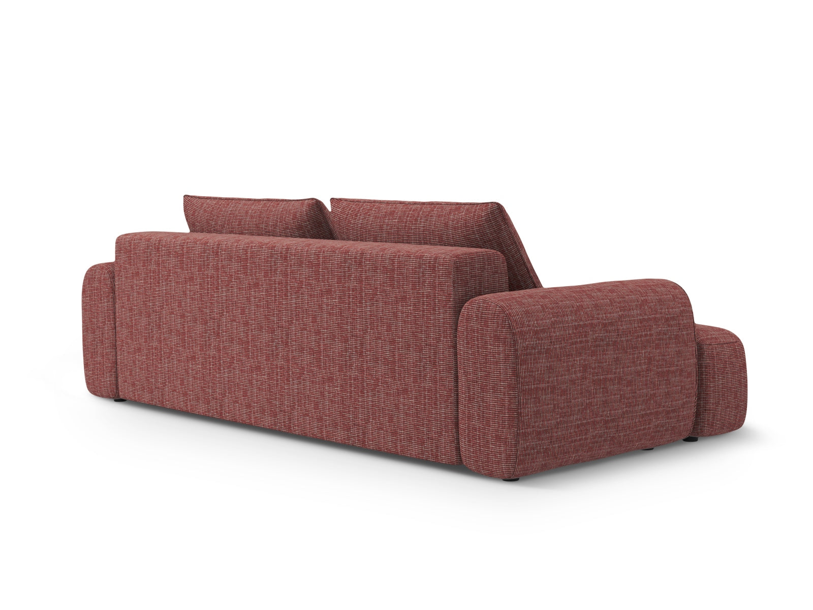 Stylisches 4-Sitzer Sofa Calma in Red-Baltimore, perfekt für entspannte Abende und als praktisches Bettsofa mit integriertem Stauraum.