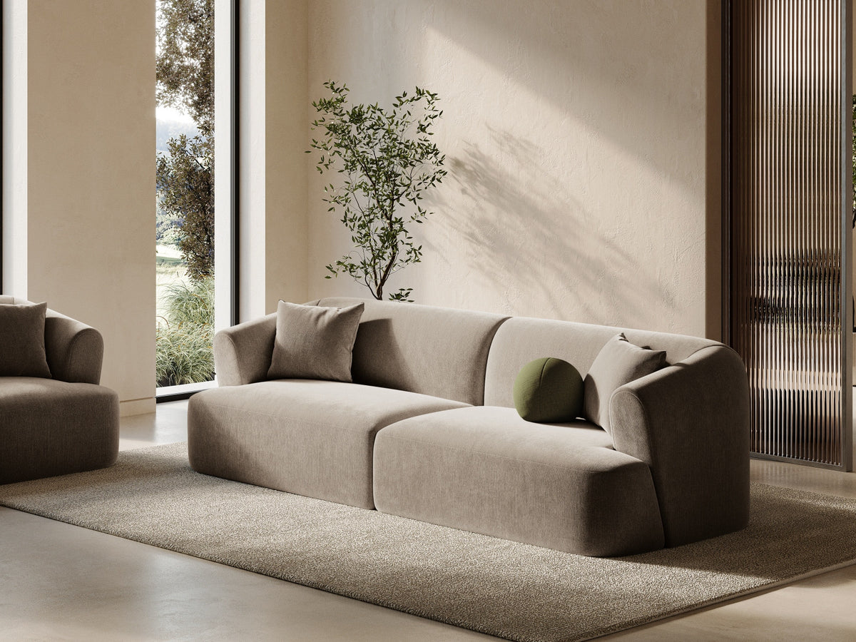 4-Sitzer Modular Sofa Campi in Dark Beige-Vogue präsentiert im Onlineshop von KAQTU Design AG. 4er Sofa ist von Cosmopolitan Design