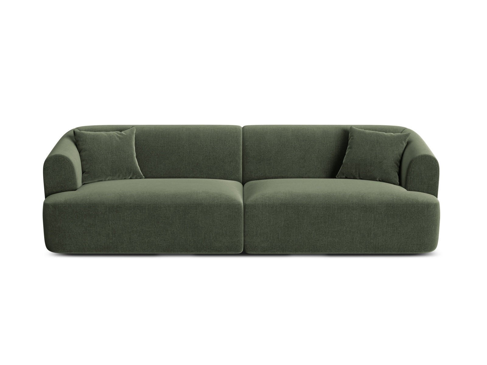 Campi Velour Modular Sofa 4 Sitzer in Green präsentiert im Onlineshop von KAQTU Design AG. 4er Sofa ist von Cosmopolitan Design