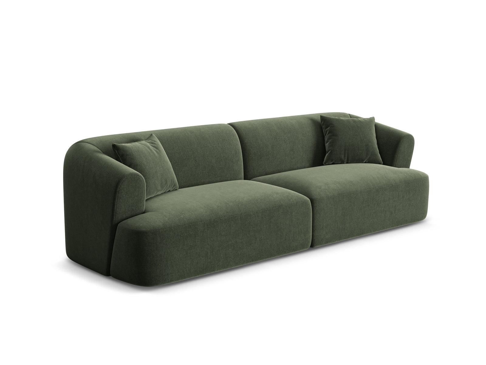 Erleben Sie das elegante Campi Velour Modular Sofa 4 Sitzer von Cosmopolitan Design – ideal für zeitgemässe Wohnräume, vielseitig und komfortabel.