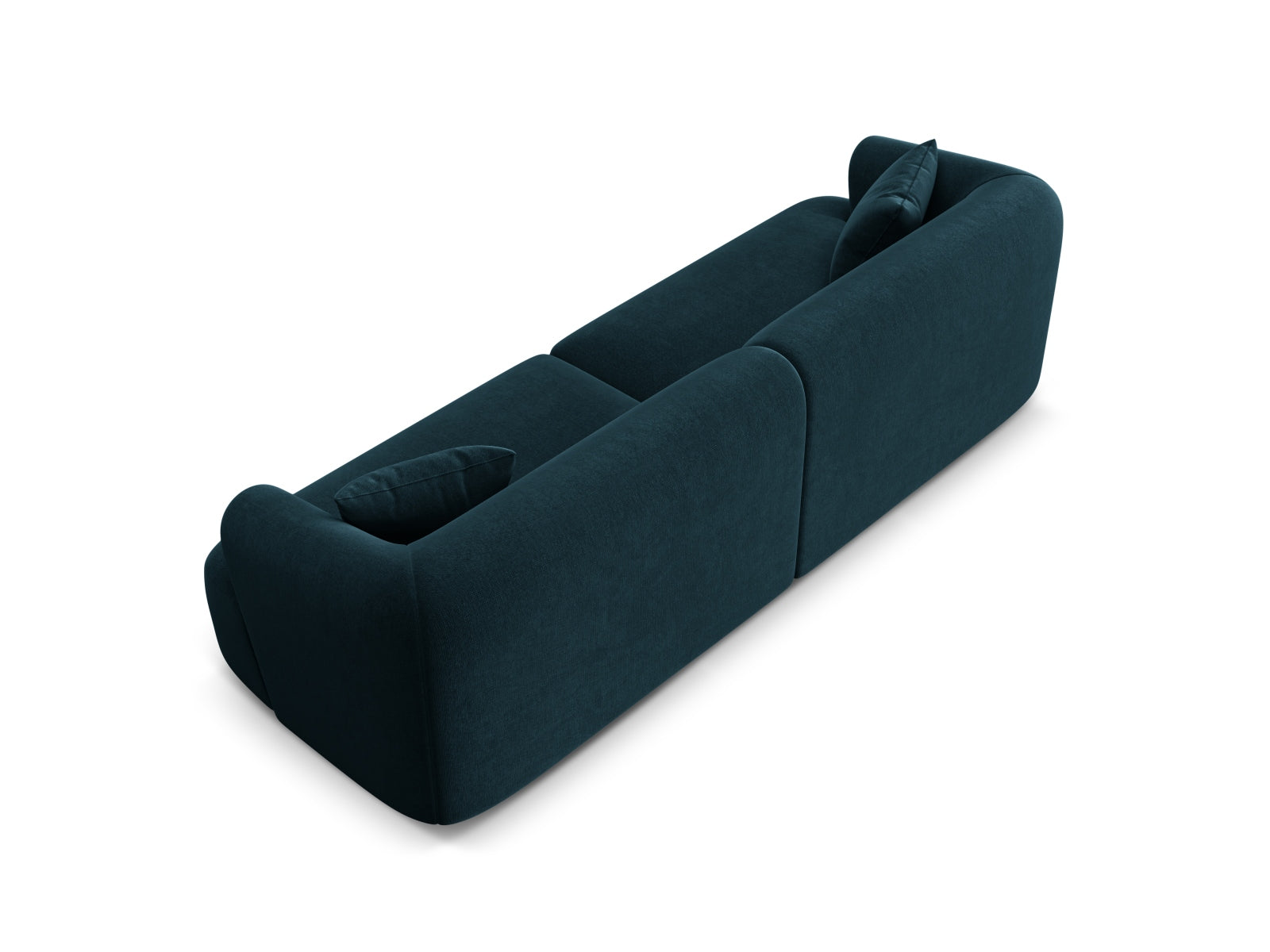 Erleben Sie das elegante Campi Velour Modular Sofa 4 Sitzer von Cosmopolitan Design – ideal für zeitgemässe Wohnräume, vielseitig und komfortabel.