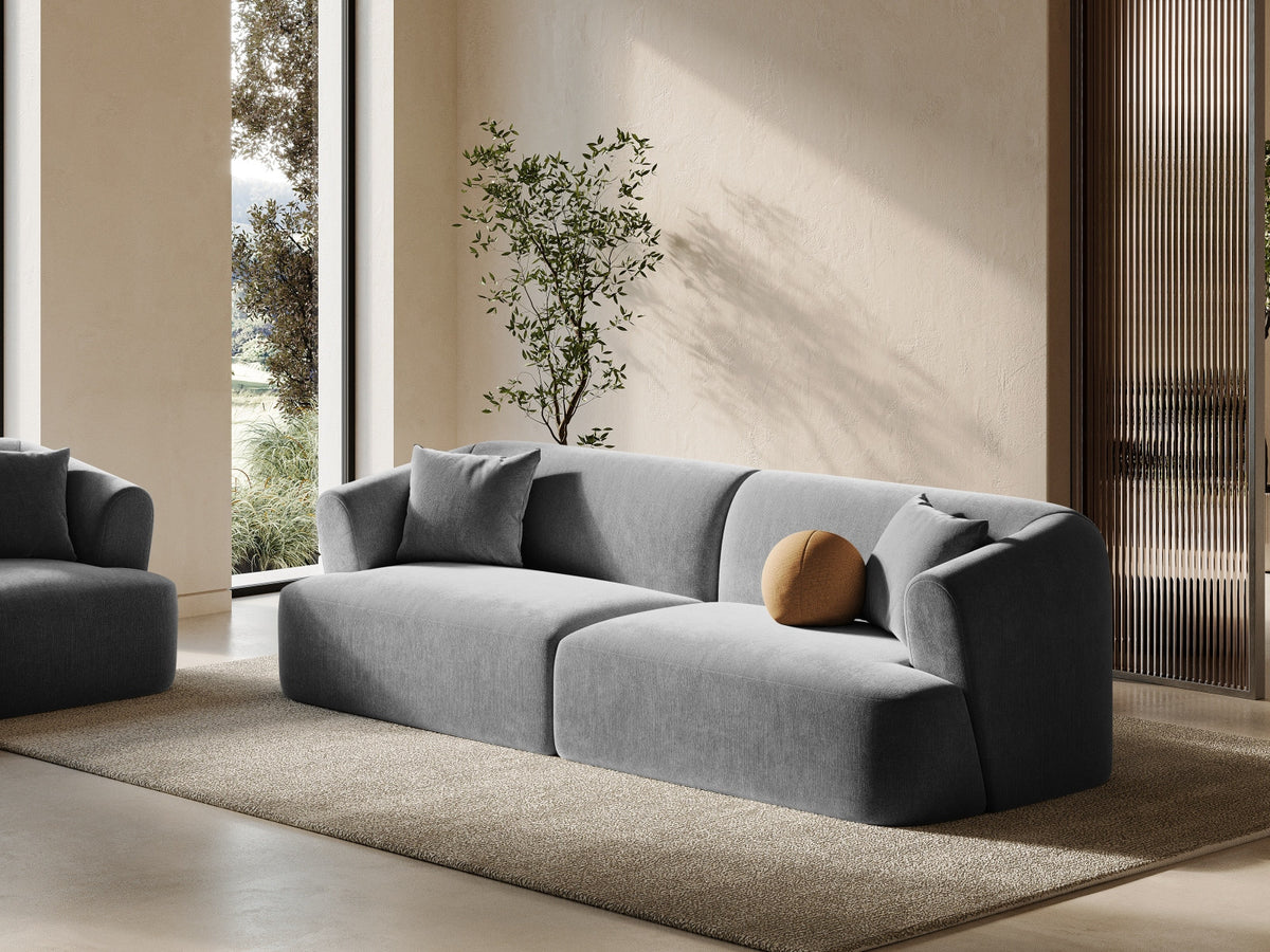 4-Sitzer Modular Sofa Campi in Grey-Vogue präsentiert im Onlineshop von KAQTU Design AG. 4er Sofa ist von Cosmopolitan Design